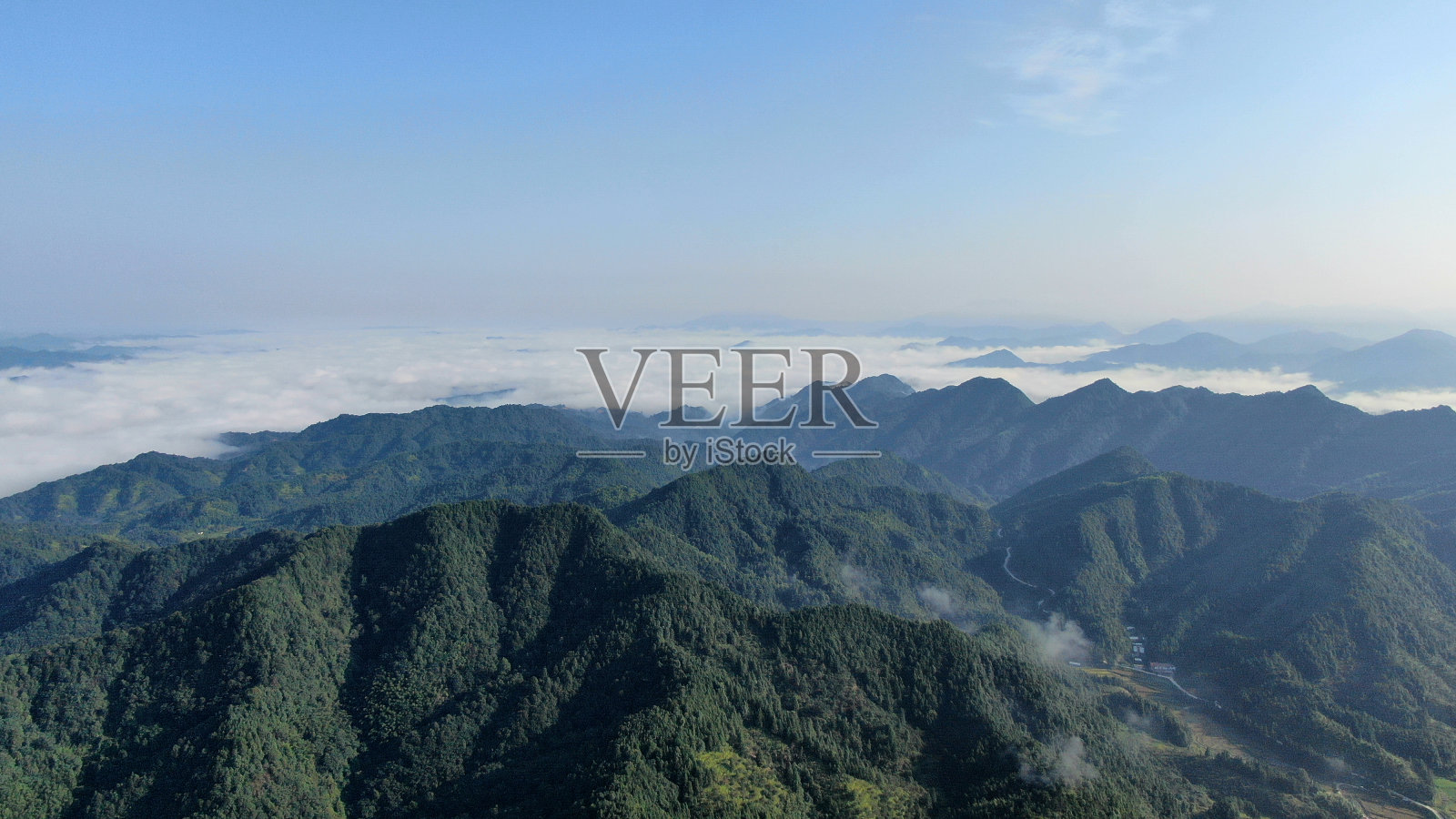 黎明峡谷云照片摄影图片