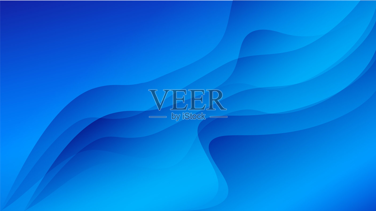 蓝波抽象背景插画图片素材