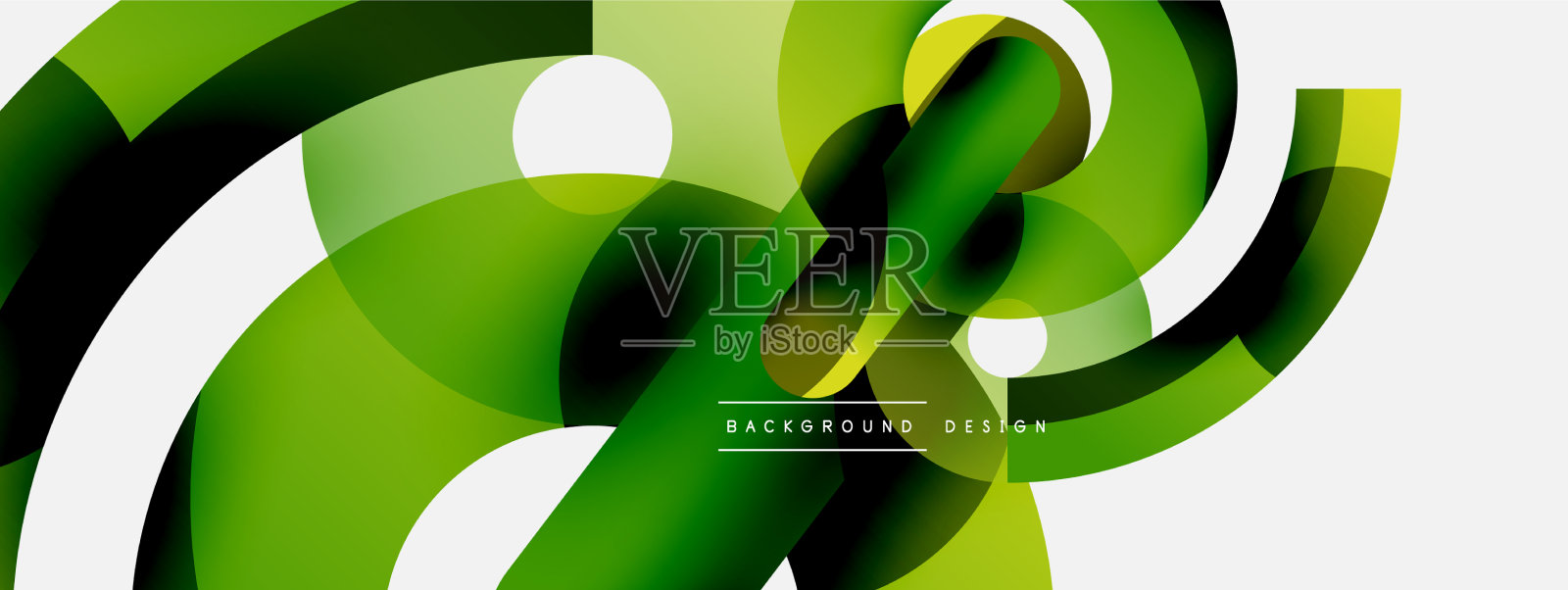 圆形、圆形和其他几何形状插画图片素材