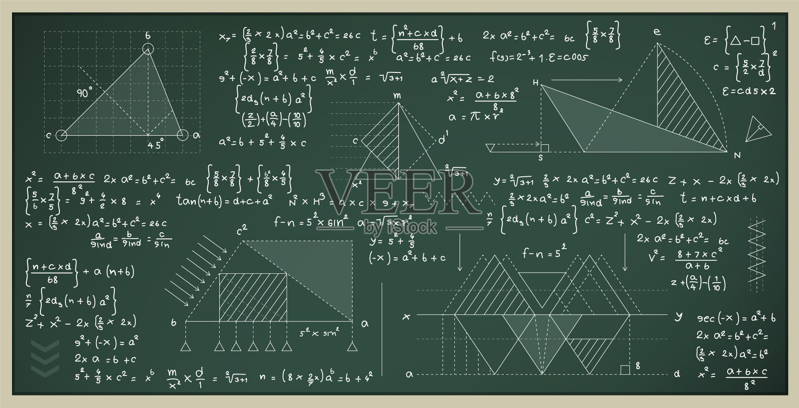 数学公式插画图片素材