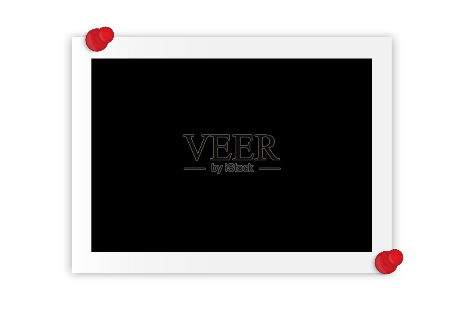 旧纸相框。复古框里。矢量插图。股票的形象。插画图片素材