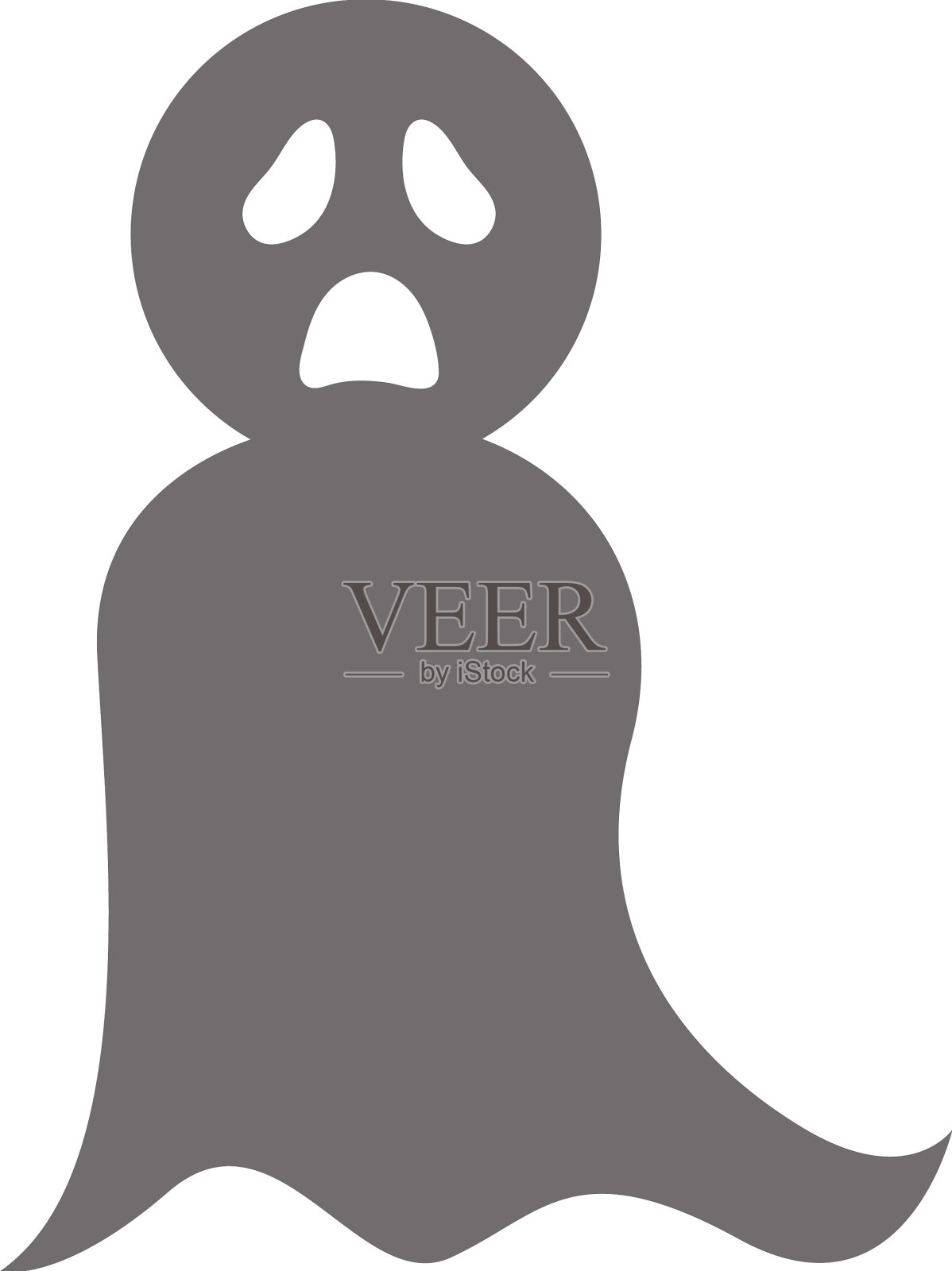 幽灵标志图标设计设计元素图片