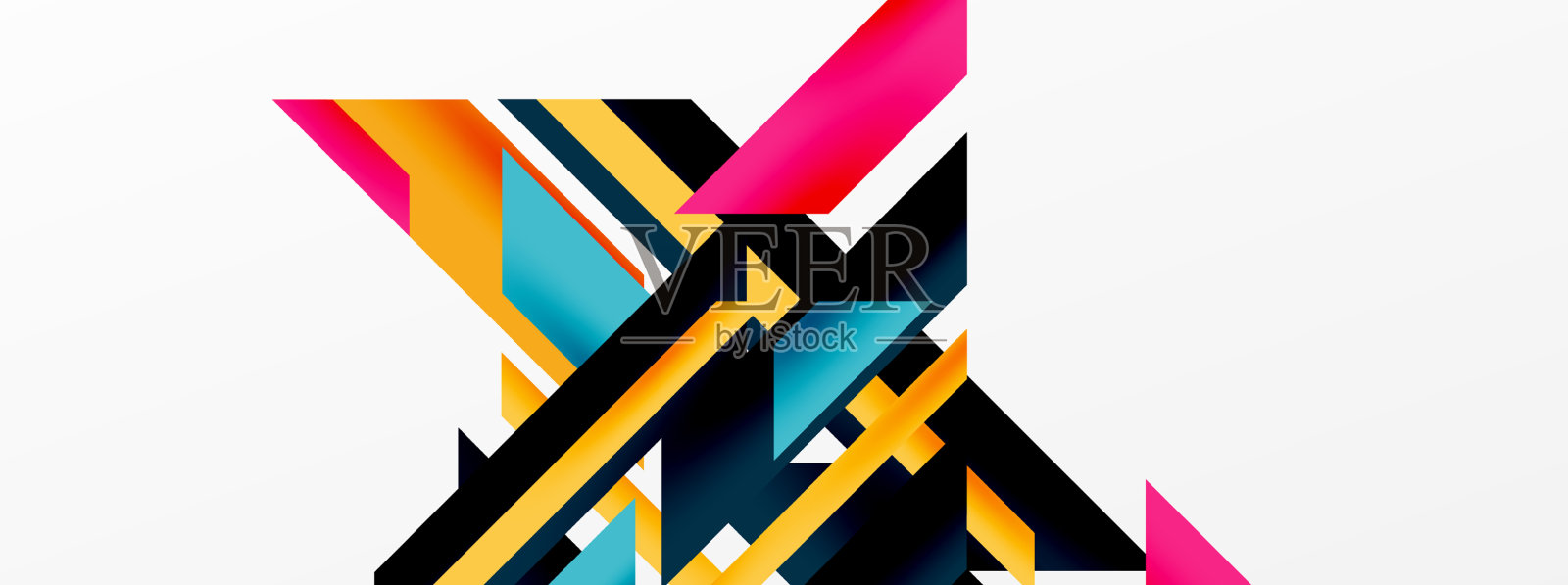 动态线条为背景壁纸的概念插画图片素材