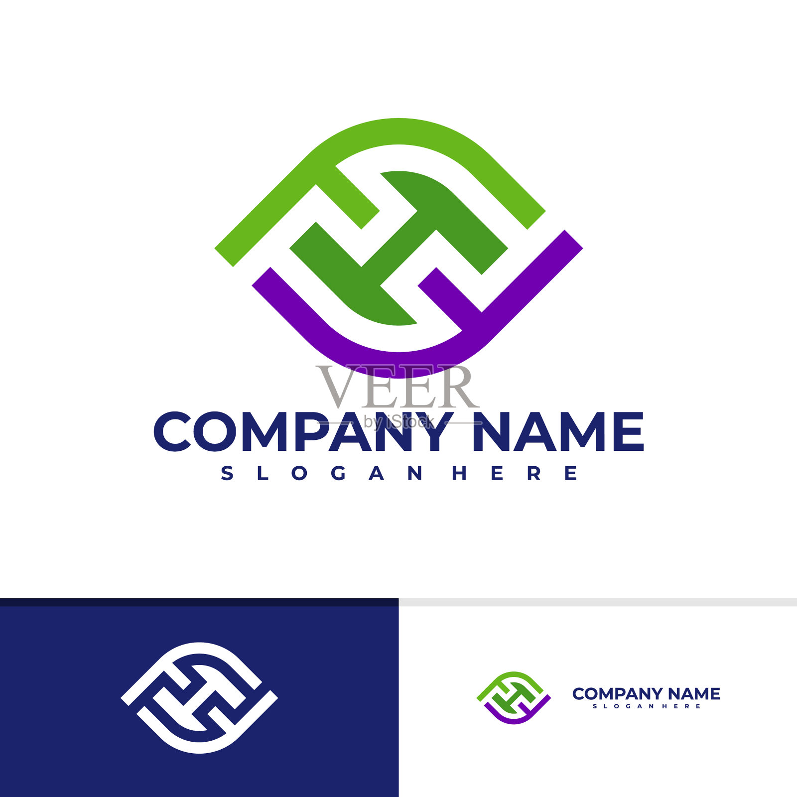 字母f h标志模板初始f h标志设计