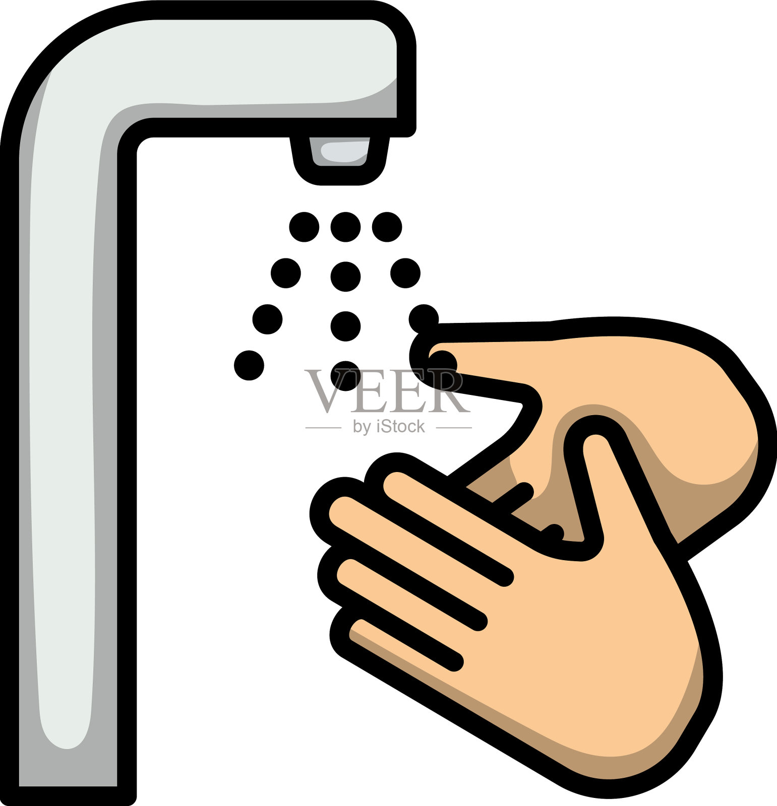 洗手图标设计元素图片