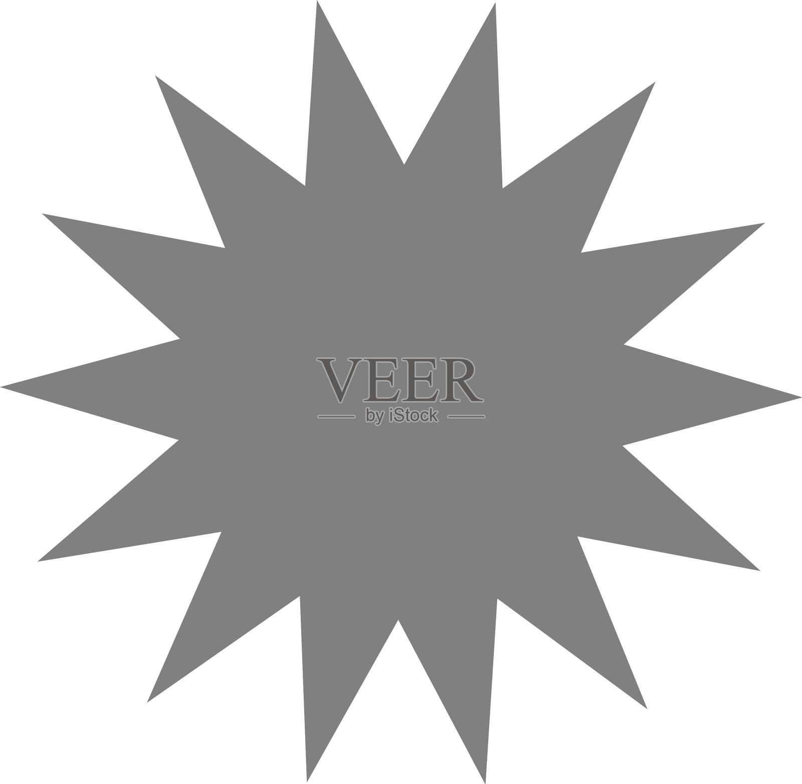 星爆星爆星形状元素插画图片素材