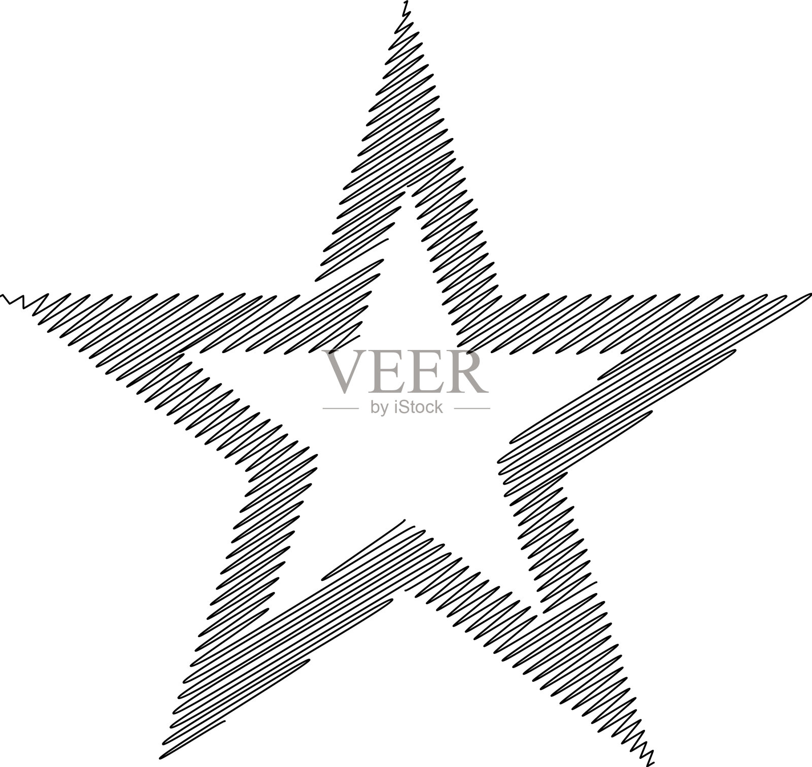 绘制星图草图线条绘制星图元素插画图片素材