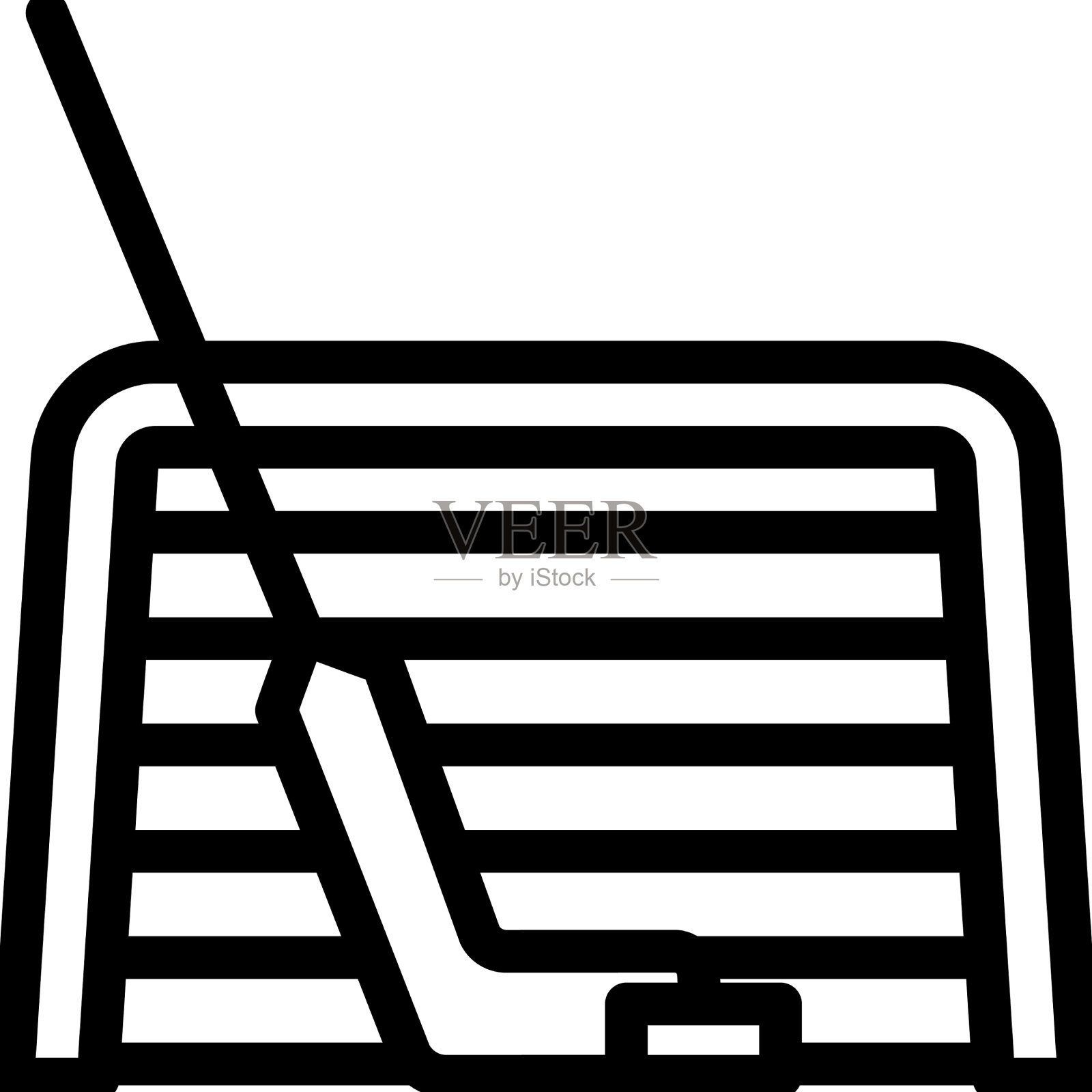 曲棍球运动路线图标设计元素图片