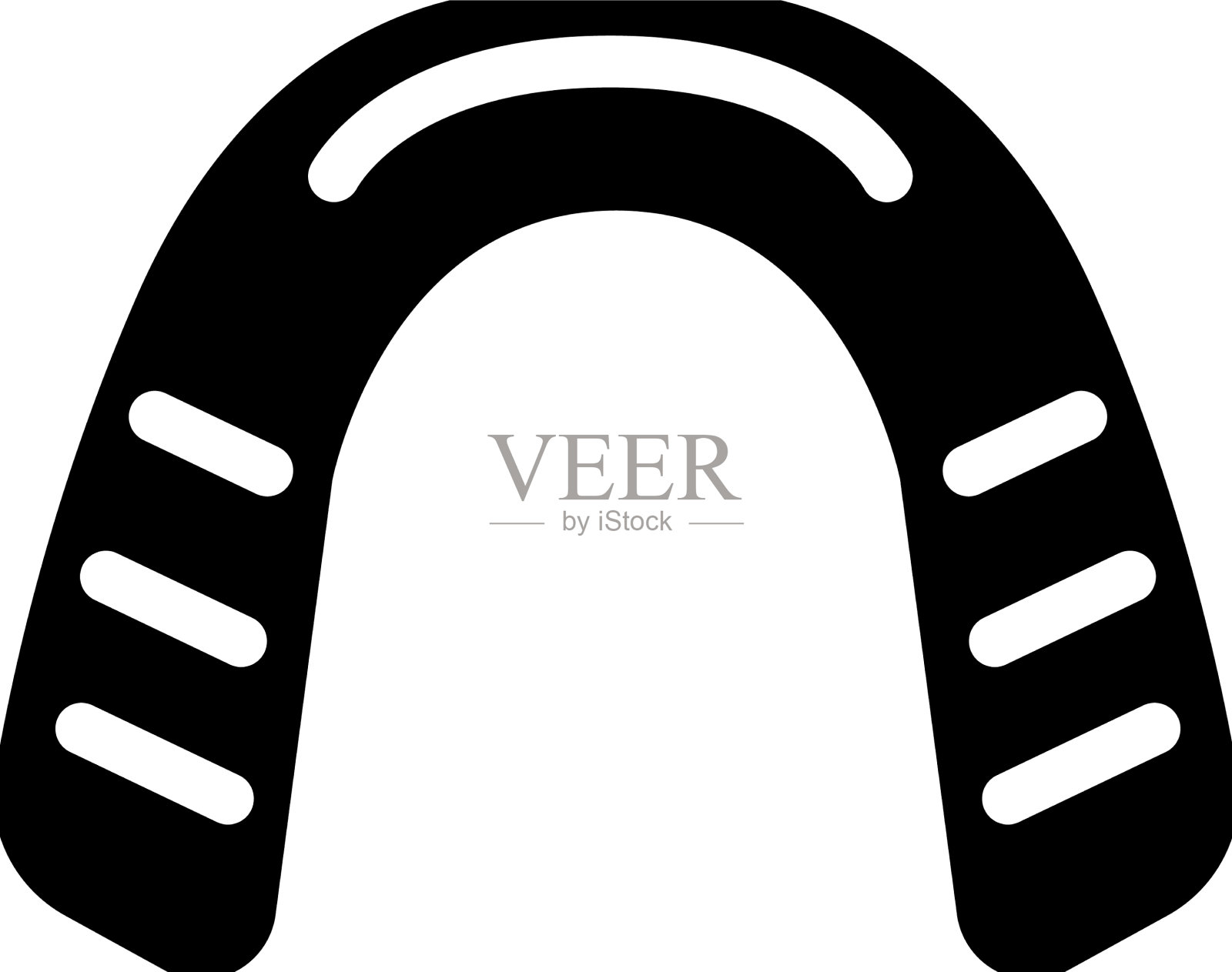 嘴保护字形图标设计元素图片