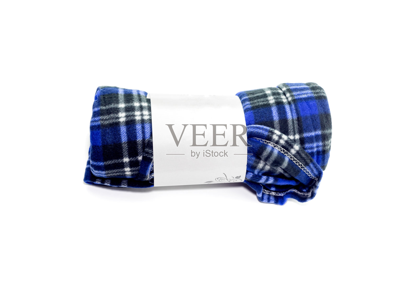 白色背景的毯子照片摄影图片