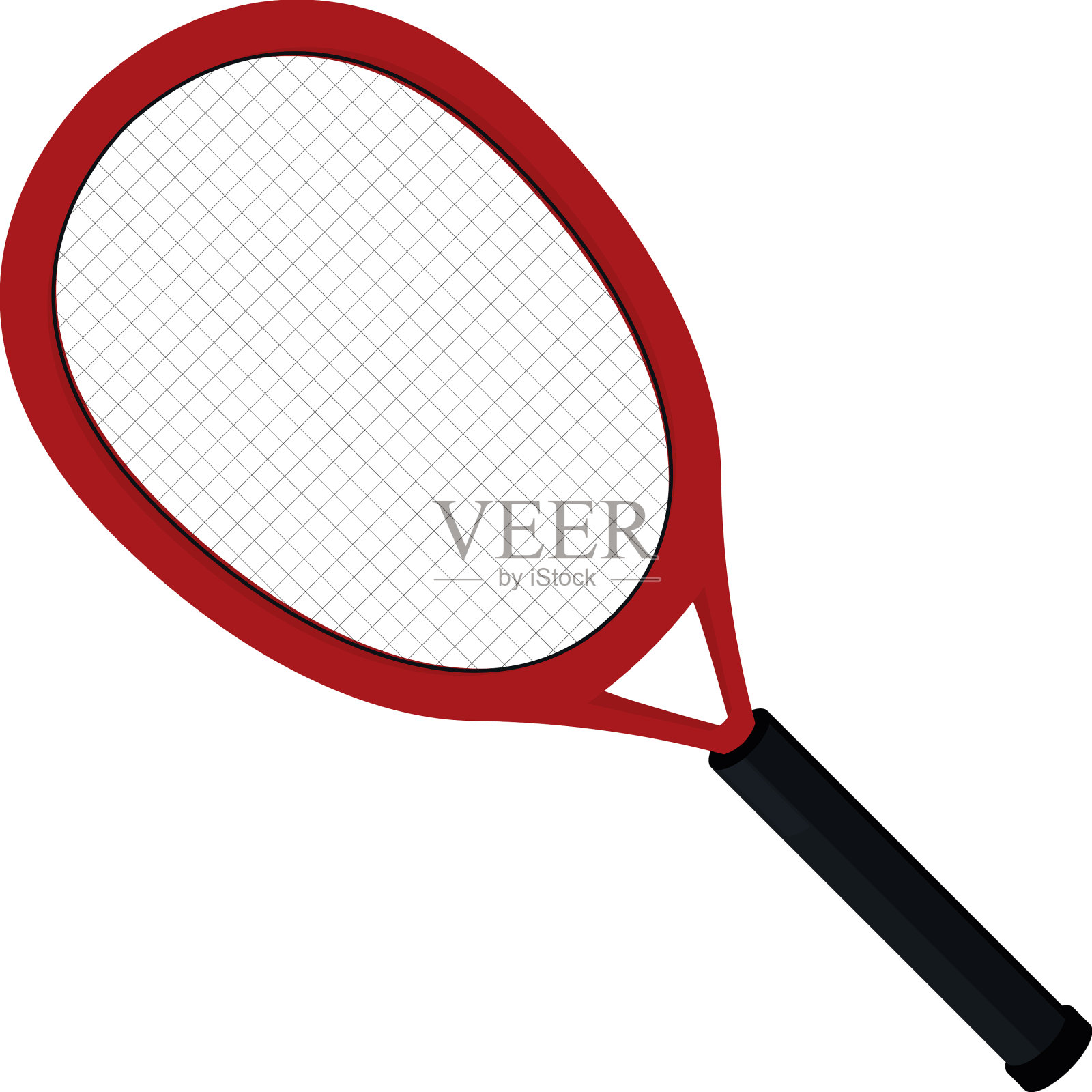 运动网球拍设计元素图片