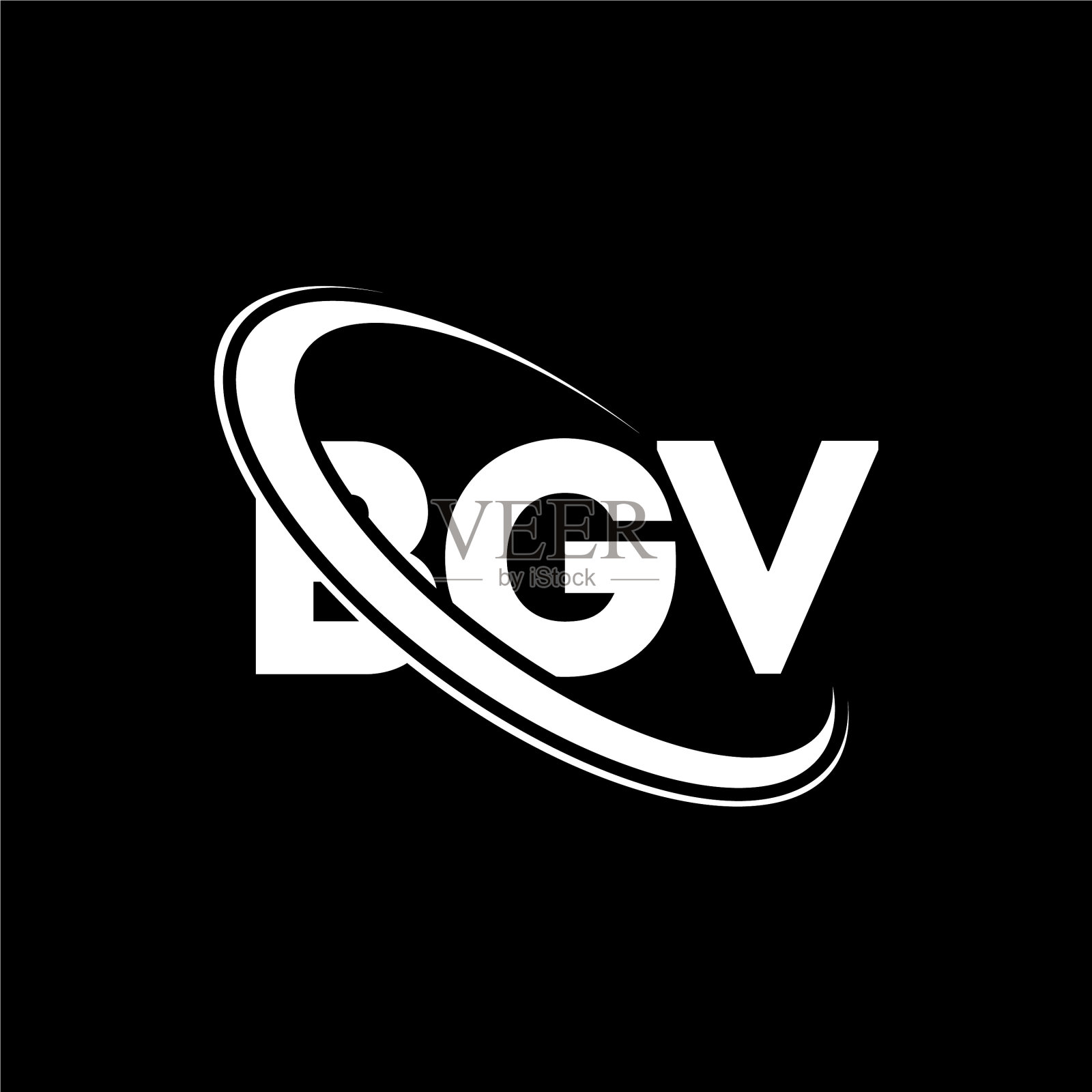 BGV字母logo BGV字母logo设计插画图片素材