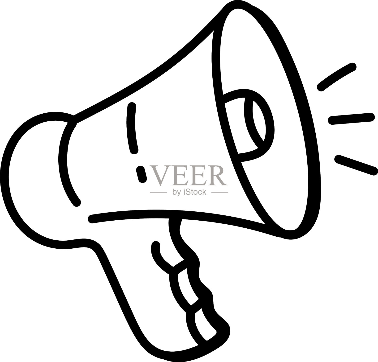 公告插画图片素材