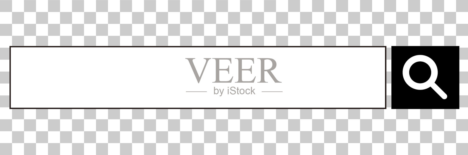 搜索栏隔离在透明背景上插画图片素材