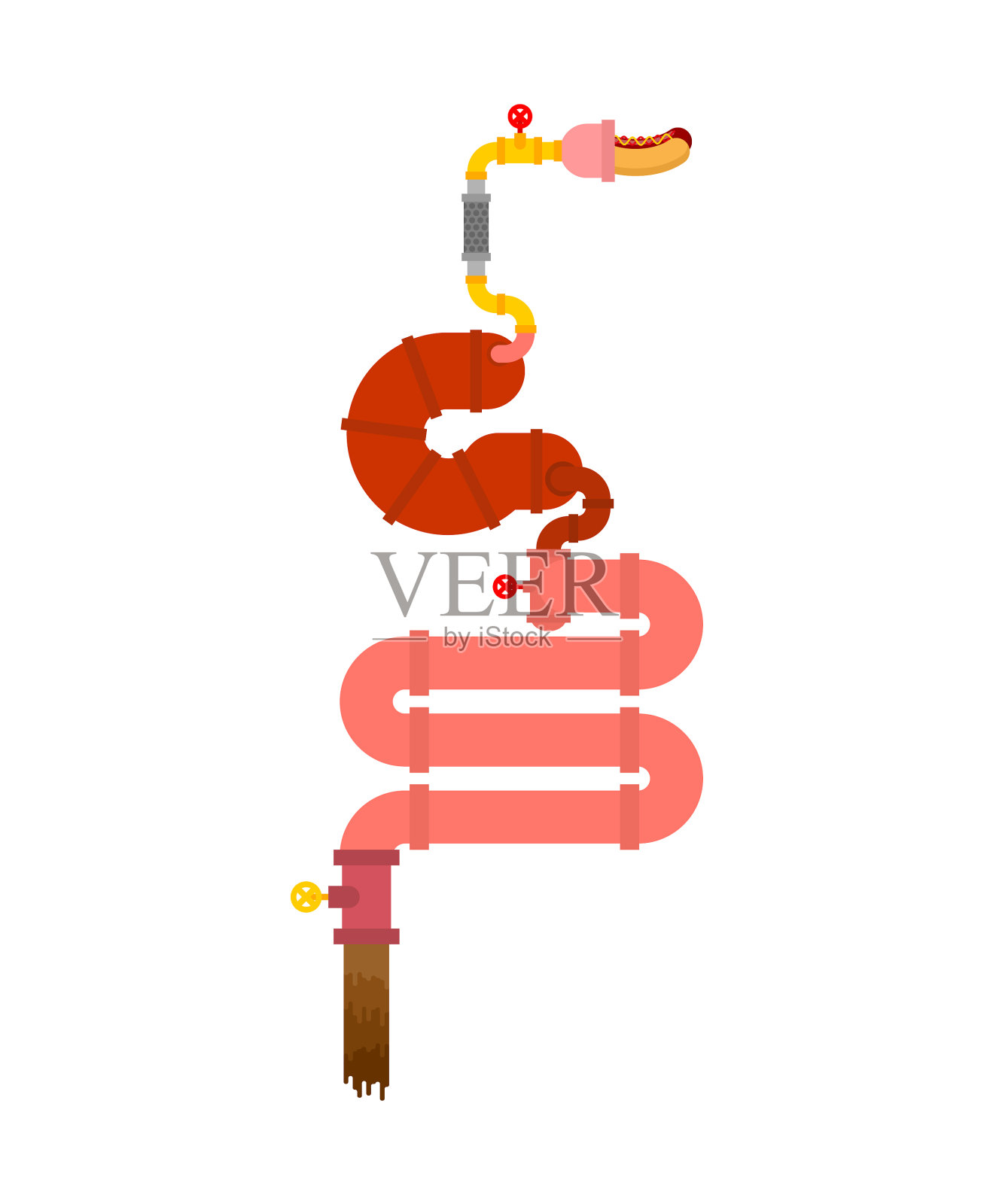 金属胃肠机器人内部设计元素图片