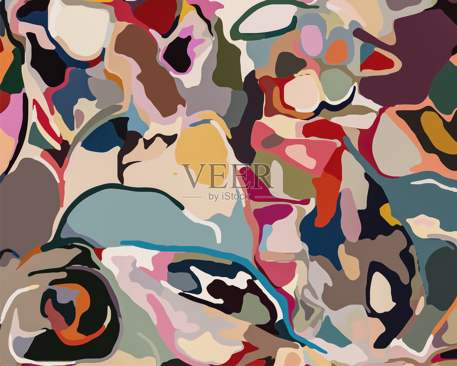 涂鸦花朵插画图片素材