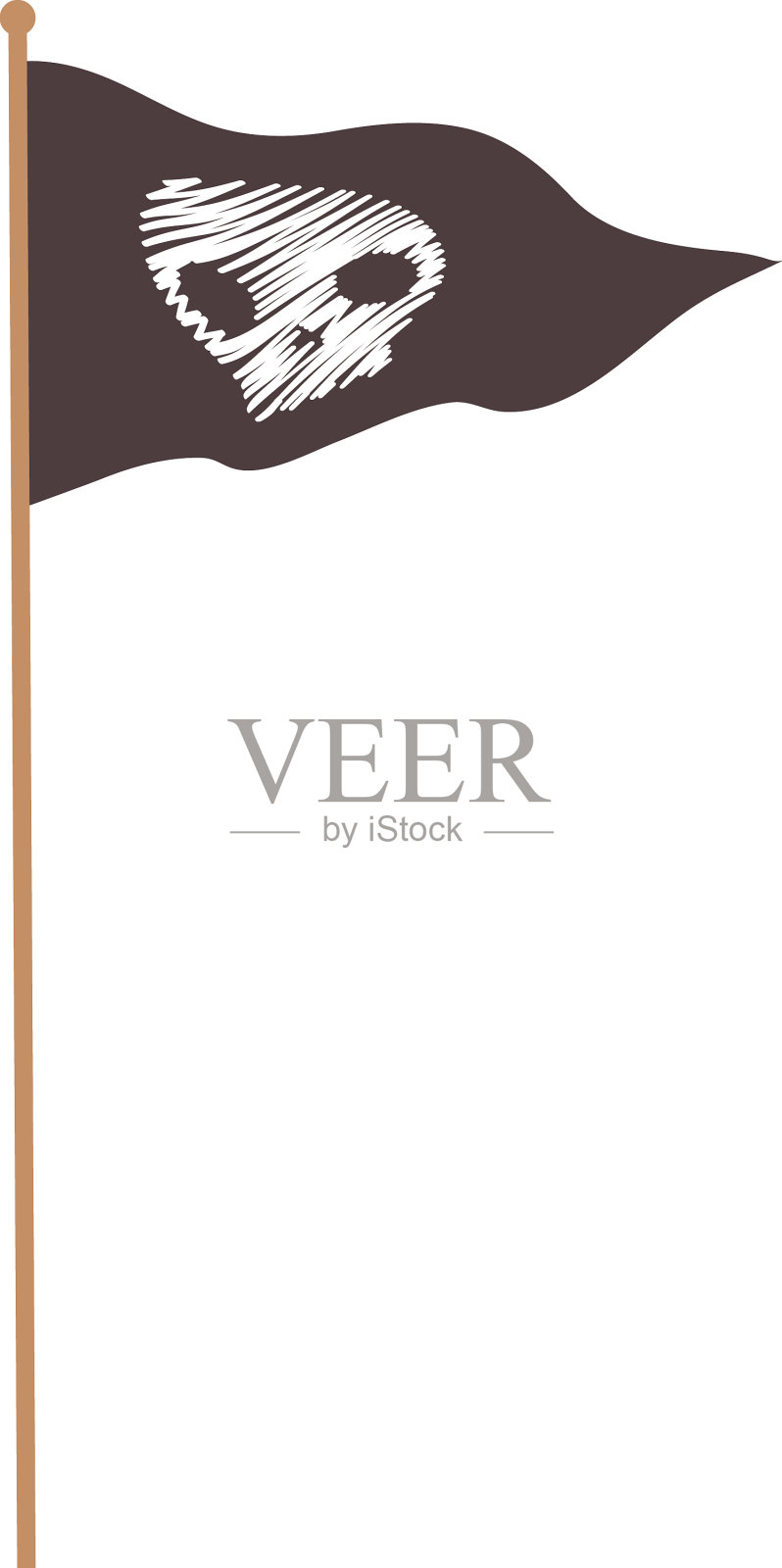 海盗的旗帜设计元素图片