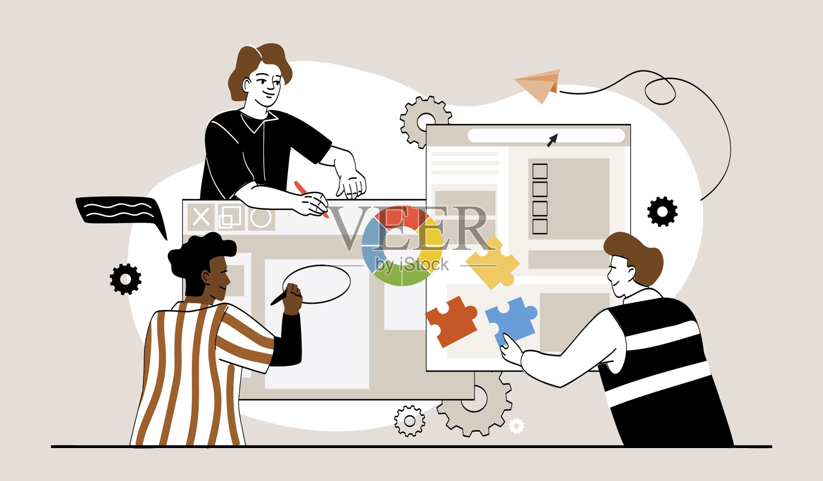 网站设计概念设计模板素材