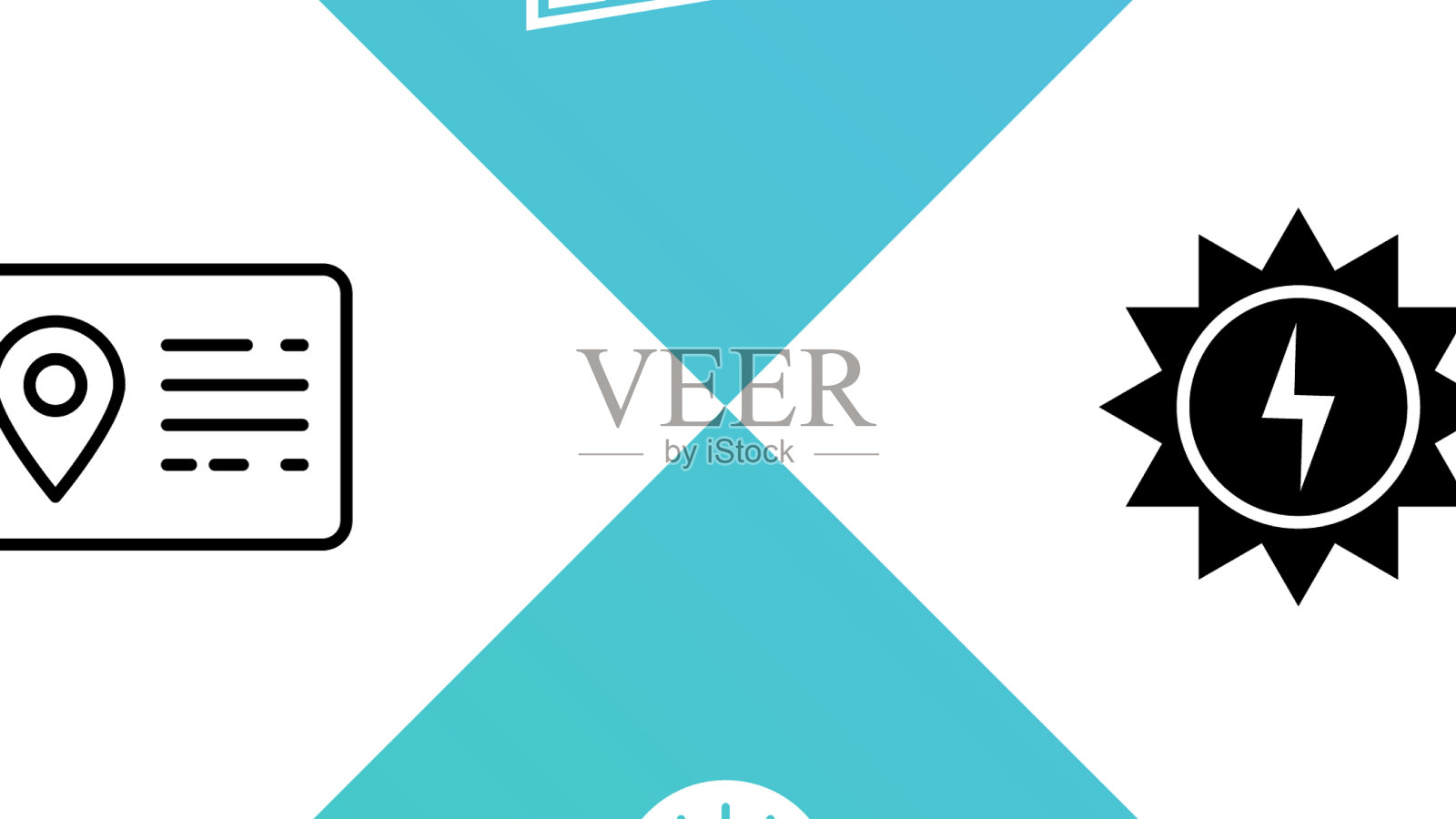 设置地址簿太阳能板和太阳能和图标素材