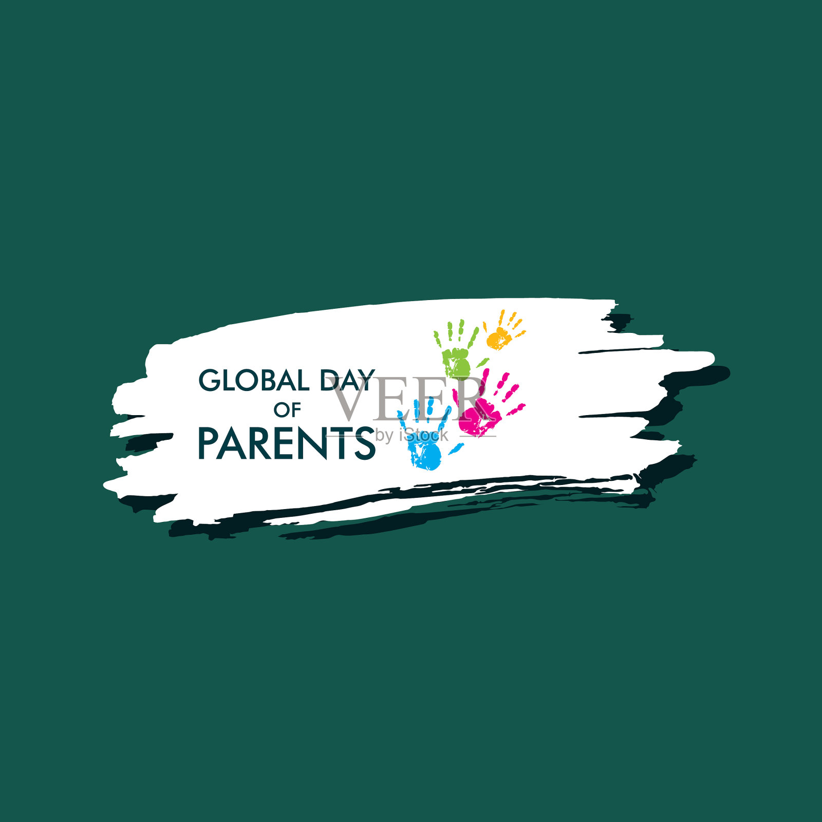 全球家长日设计插画图片素材