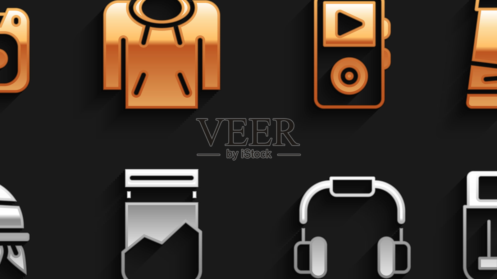 设置卫衣鼓机音乐宽裤音乐图标素材