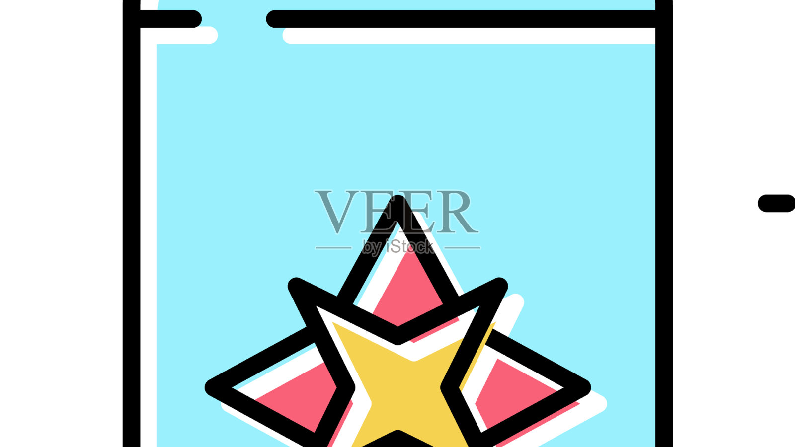 药水波西米亚色图标插画图片素材