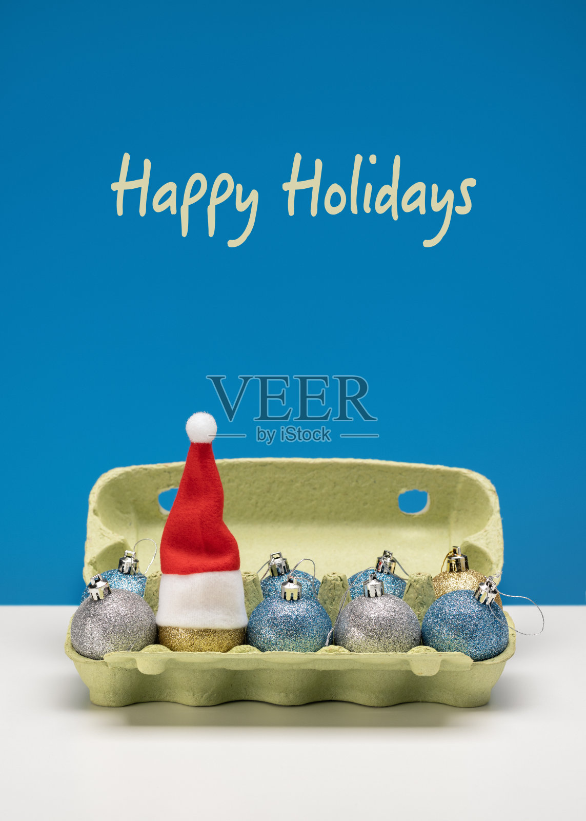 贺岁卡的想法，摄影棚拍摄，特写。照片摄影图片