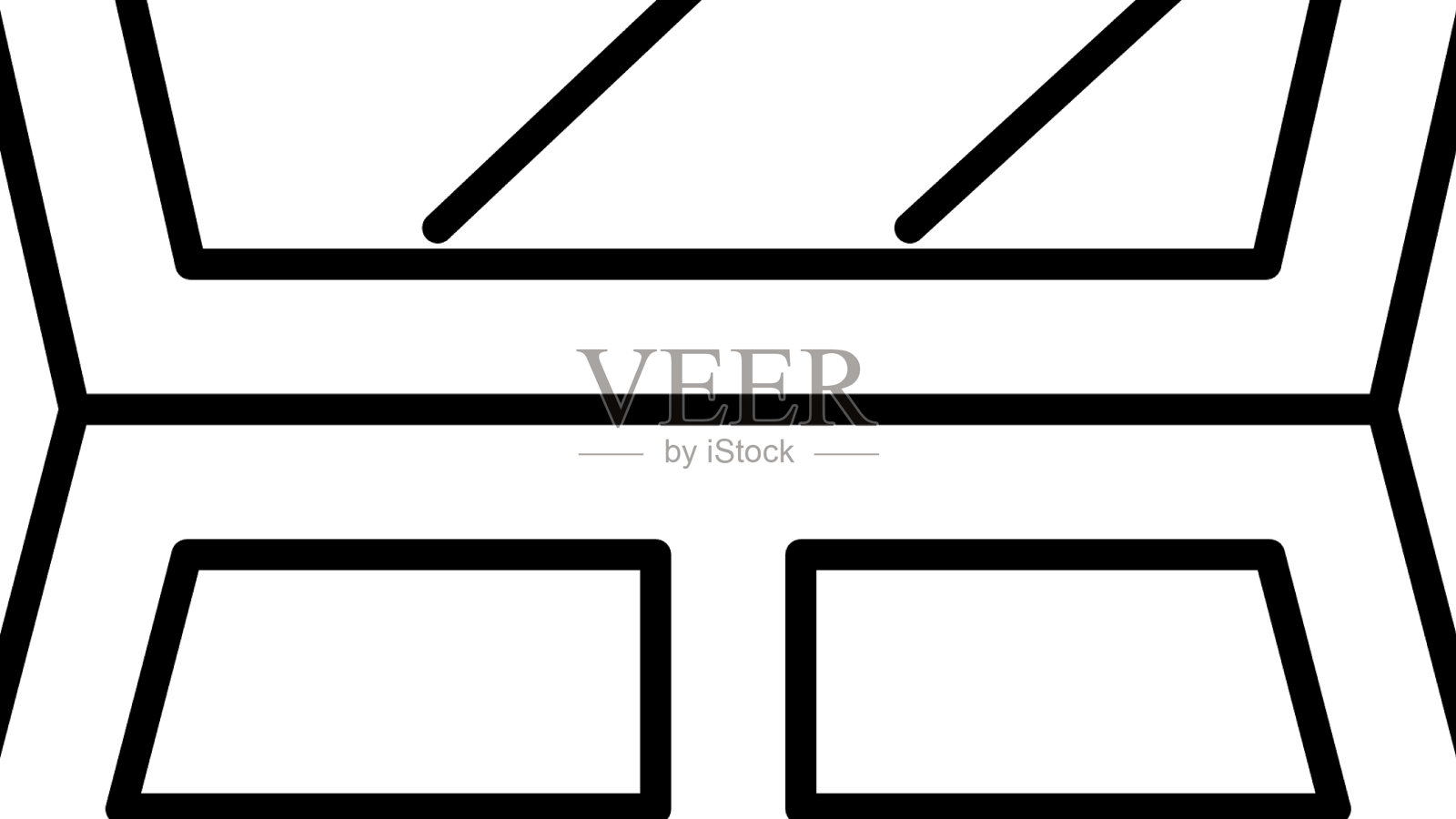 眼影调色板线条图标图标素材