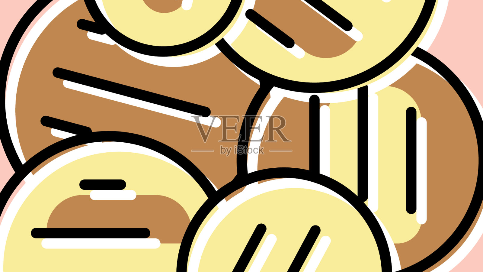 茄子烤彩色图标设计元素图片