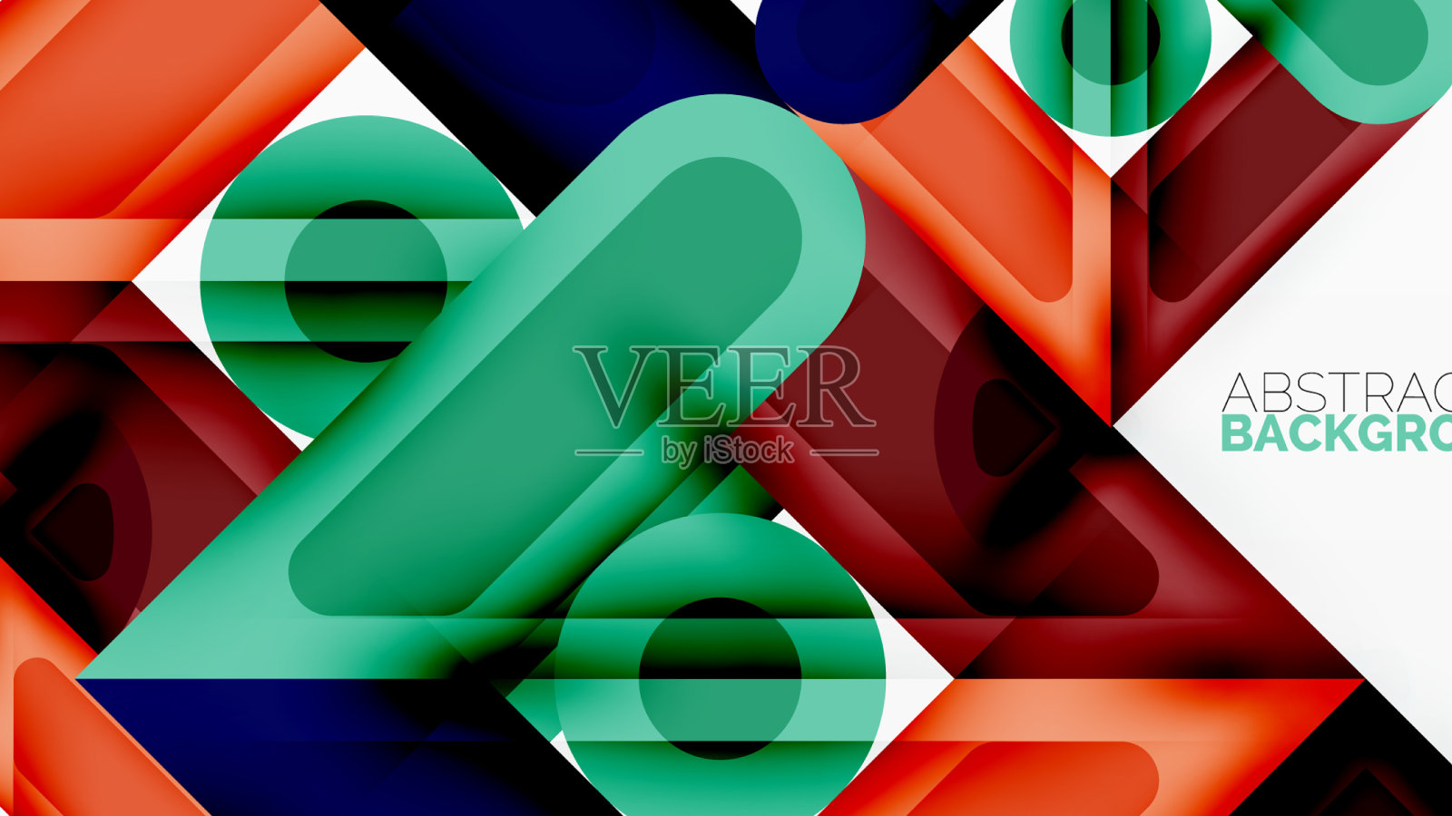 创意几何墙纸最小抽象插画图片素材