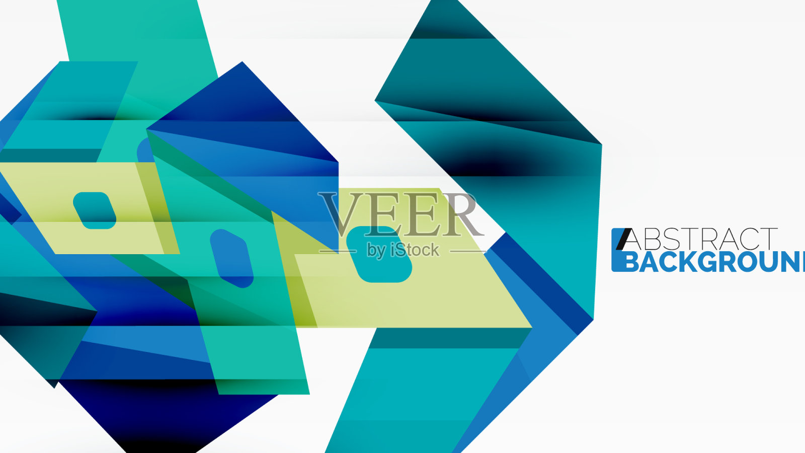 抽象线条和三角形背景创意插画图片素材