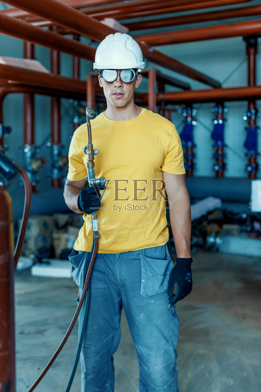 我一直想当焊工照片摄影图片