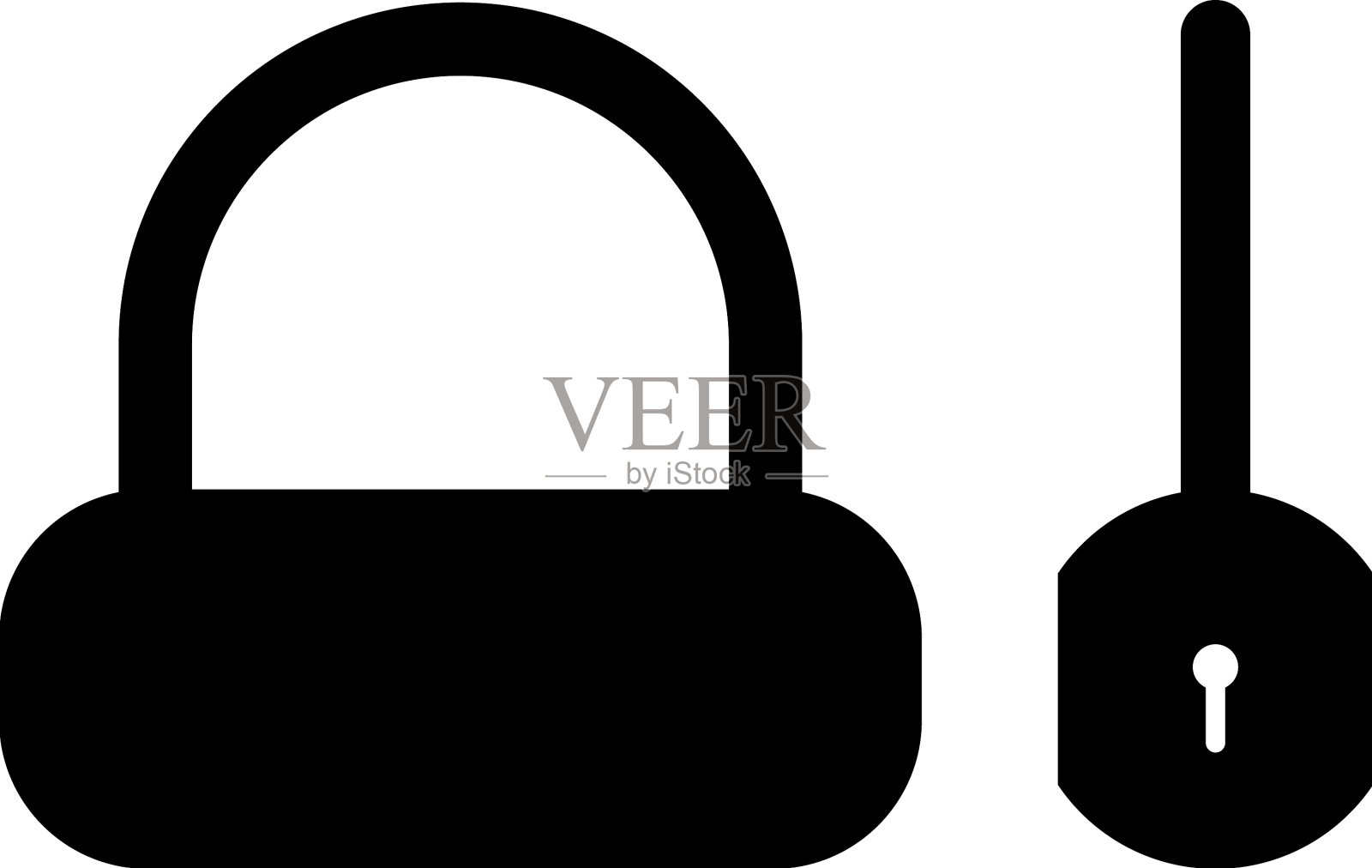 挂锁图标图标素材