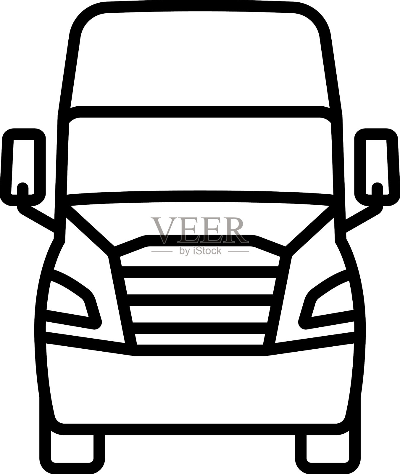 卡车图标设计元素图片