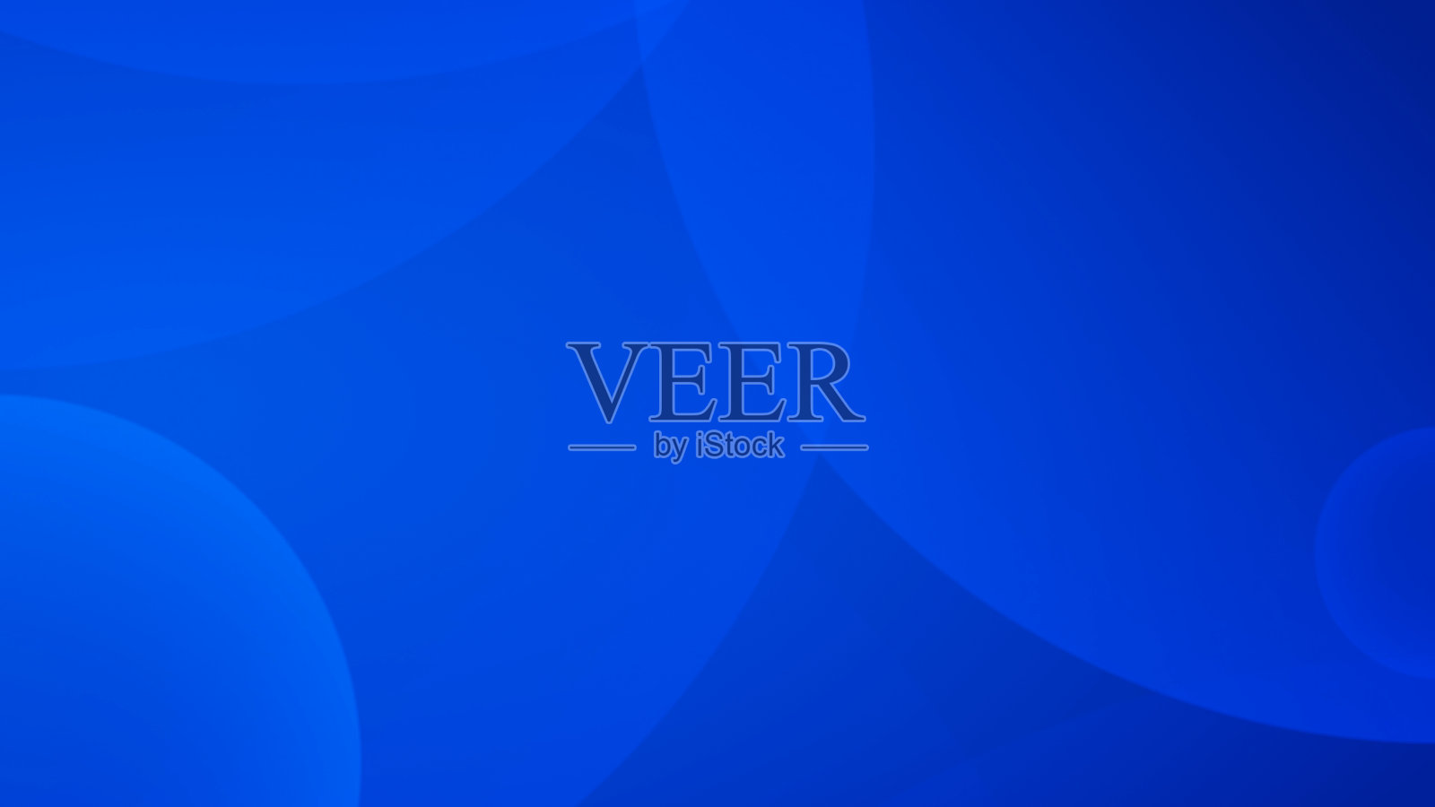 蓝色圆圈淡出3d渲染背景插画图片素材