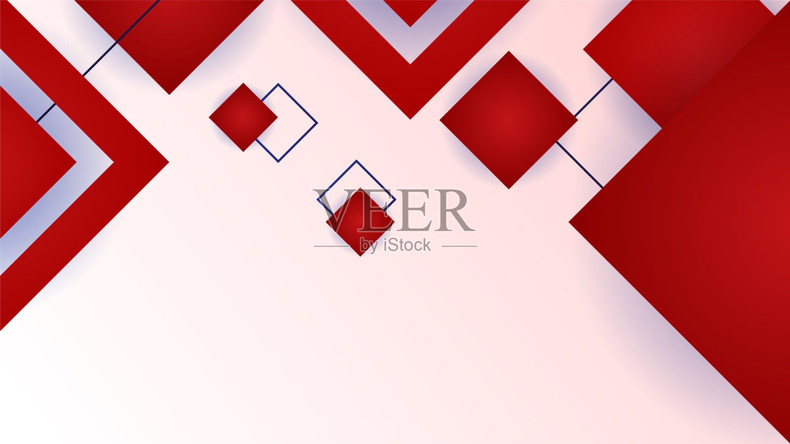 现代红色抽象背景纸发光和层元素向量的呈现设计。适合商务、企业、机构、聚会、节日、研讨会、洽谈。插画图片素材