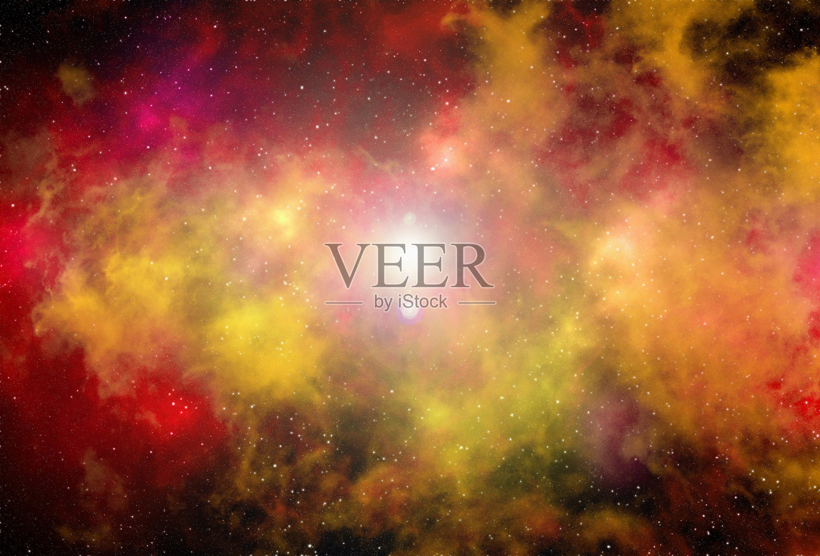 太空背景是星尘和闪亮的星星。逼真的宇宙和彩色星云。色彩斑斓的星系。三维演示照片摄影图片