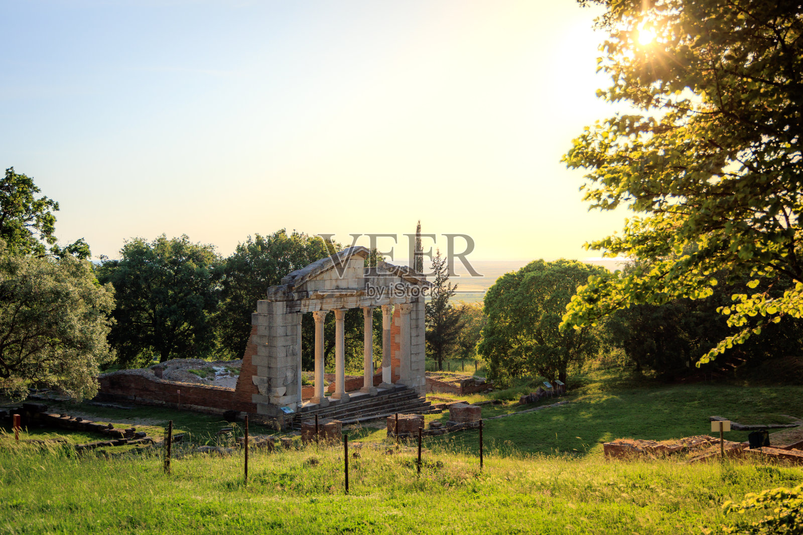 阿波罗尼亚神庙遗址古罗马希腊考古遗址照片摄影图片