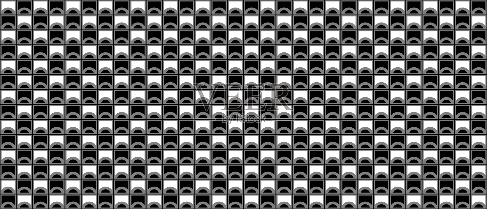 黑色几何网格背景与正方形。现代黑暗抽象向量纹理插画图片素材