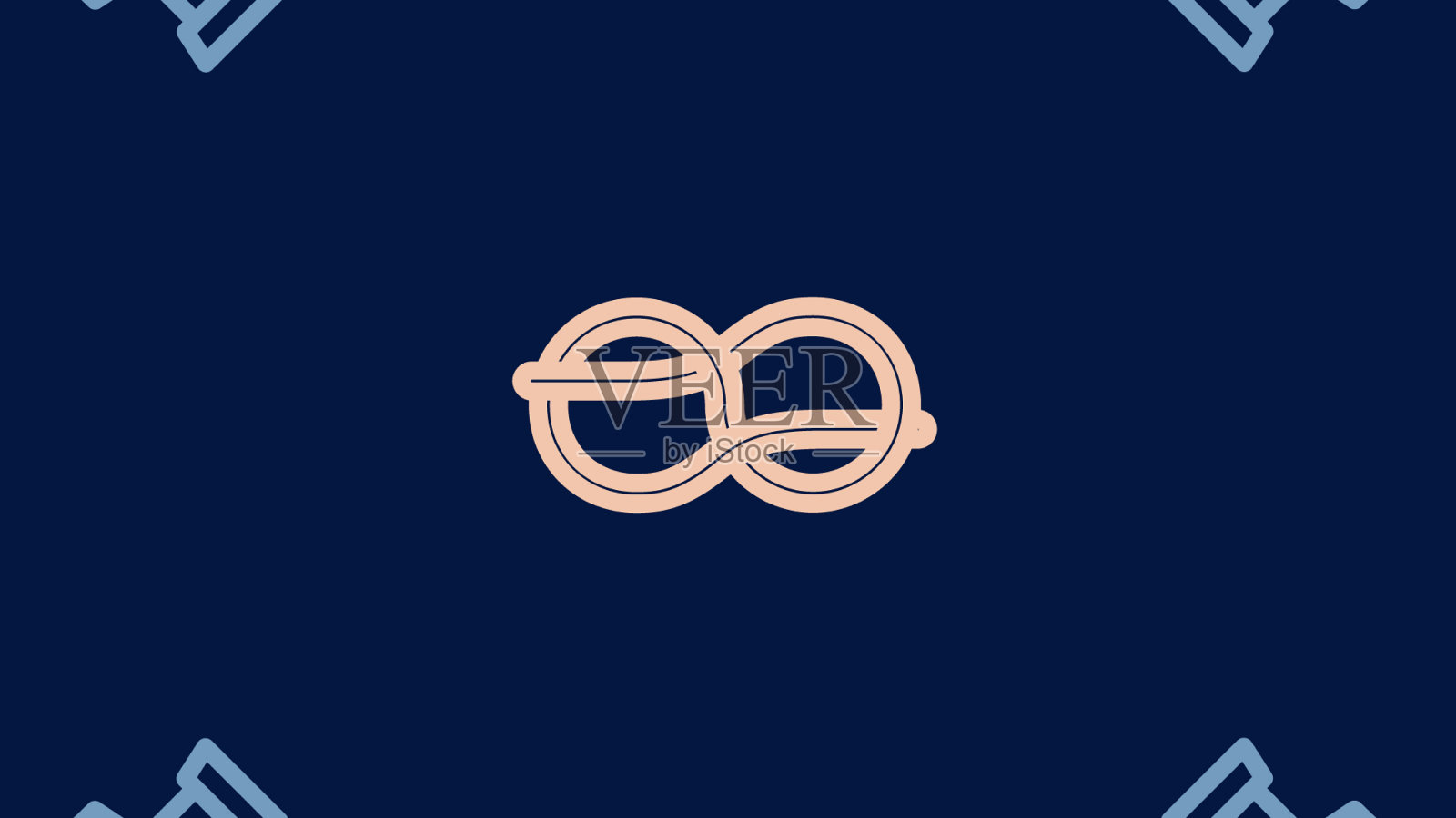 集线游艇帆船望远镜和航海图标素材