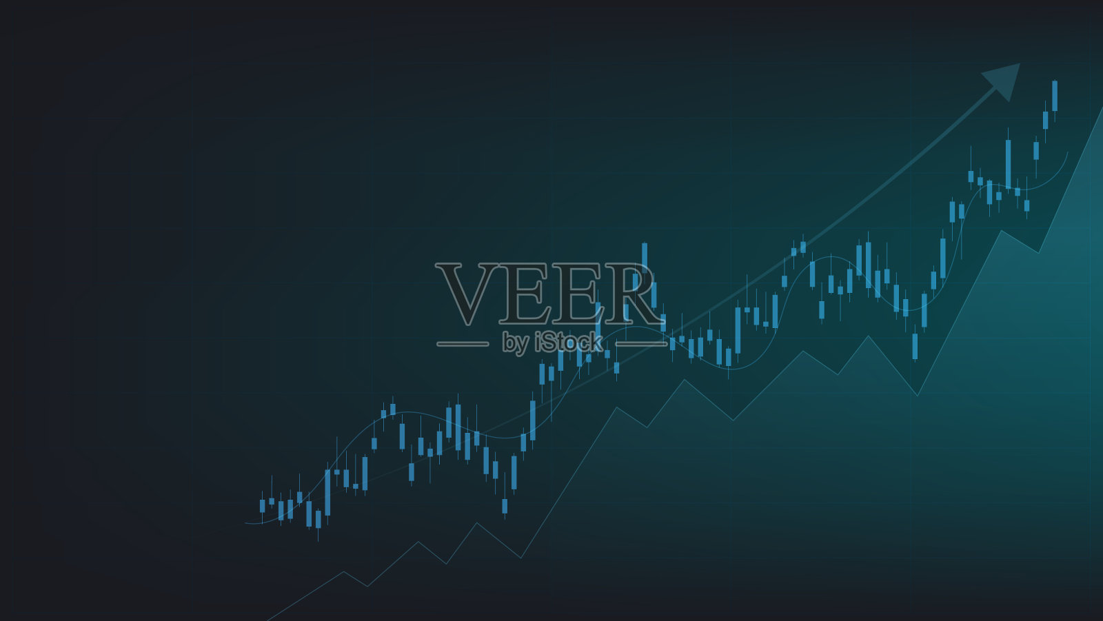 财务规划及企业效益管理背景插画图片素材