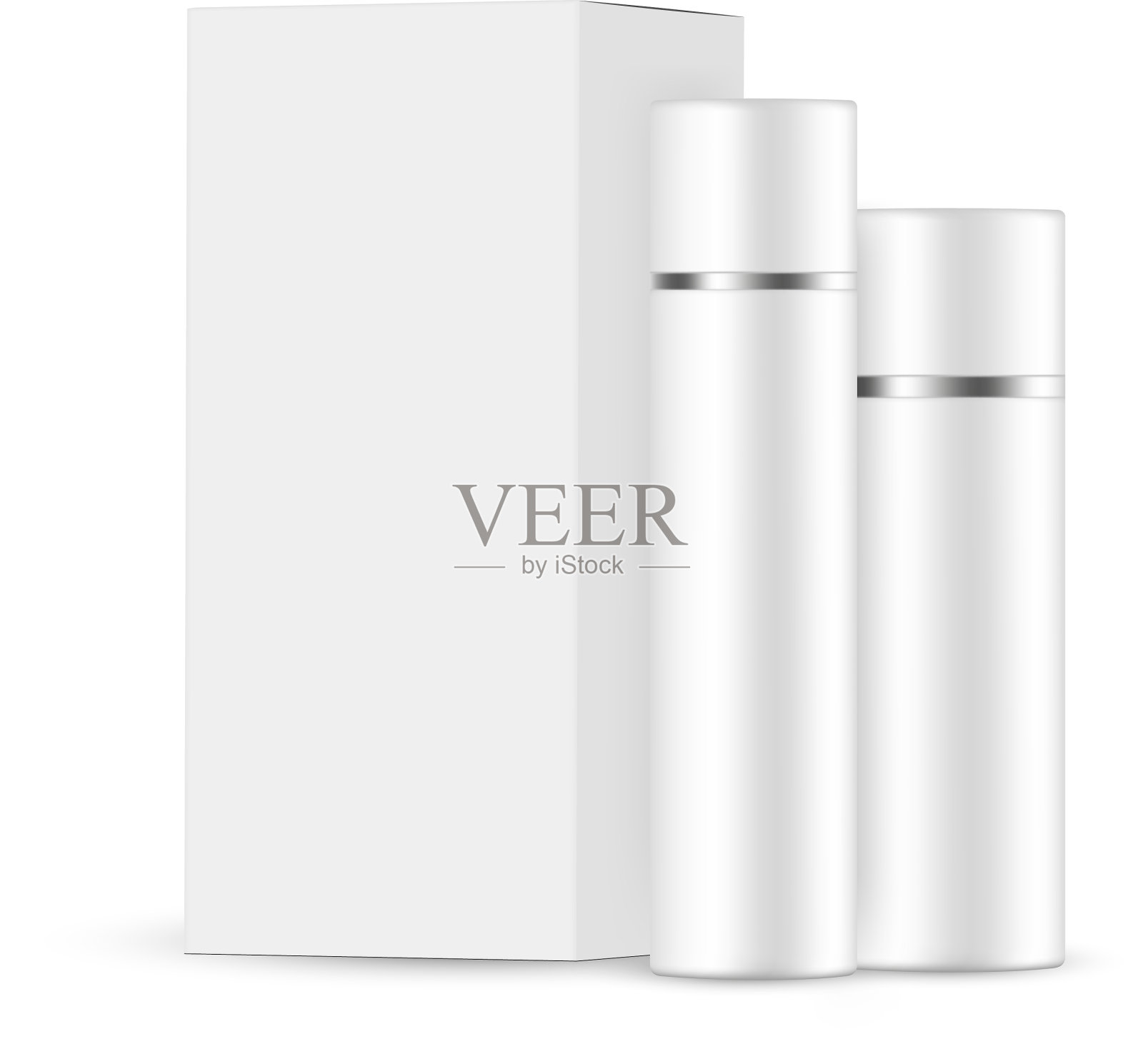 用于洗发香波或香脂的化妆品包装瓶设计元素图片