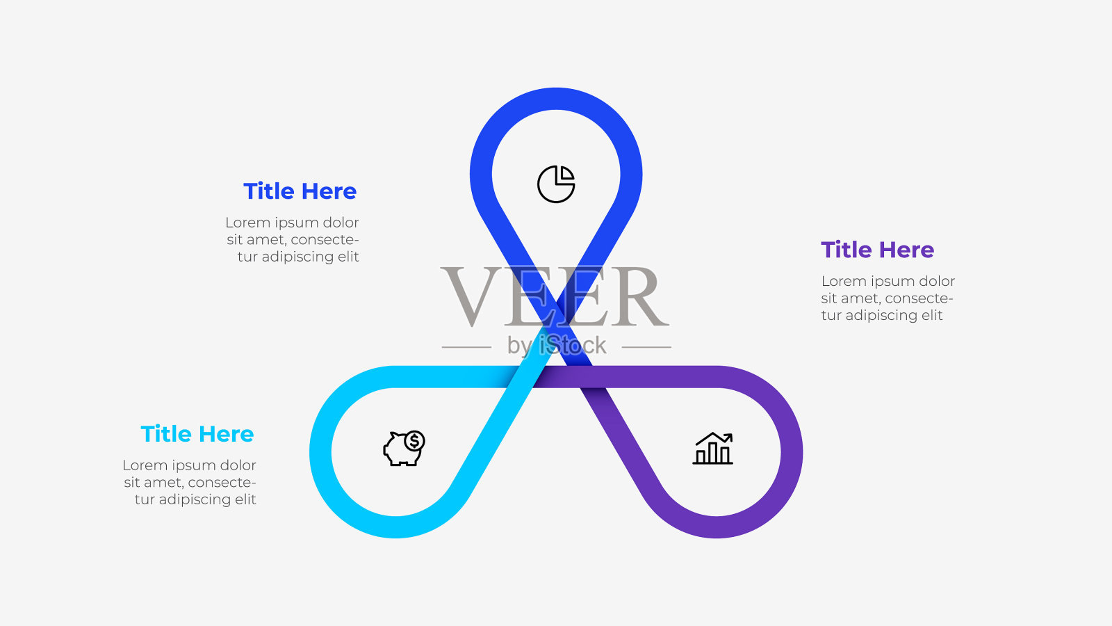 三要素信息图循环图插画图片素材