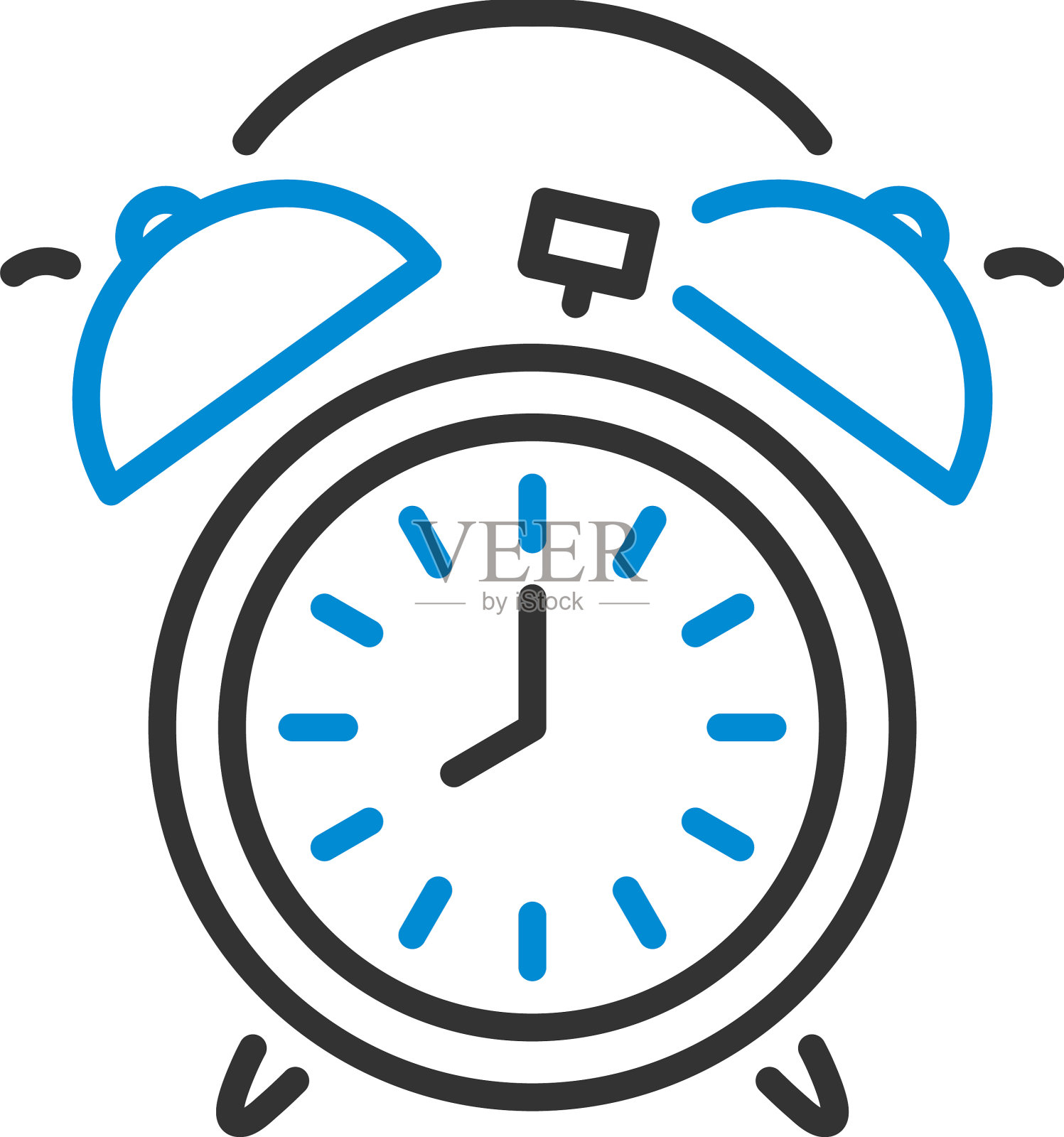 闹钟图标设计元素图片