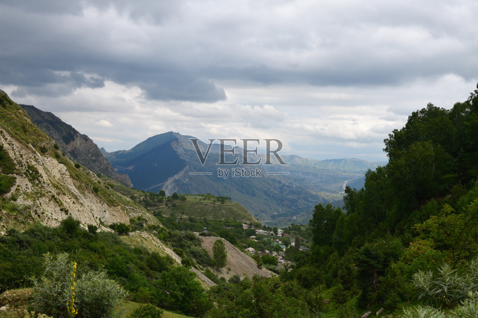 达吉斯坦的风景。俄罗斯照片摄影图片