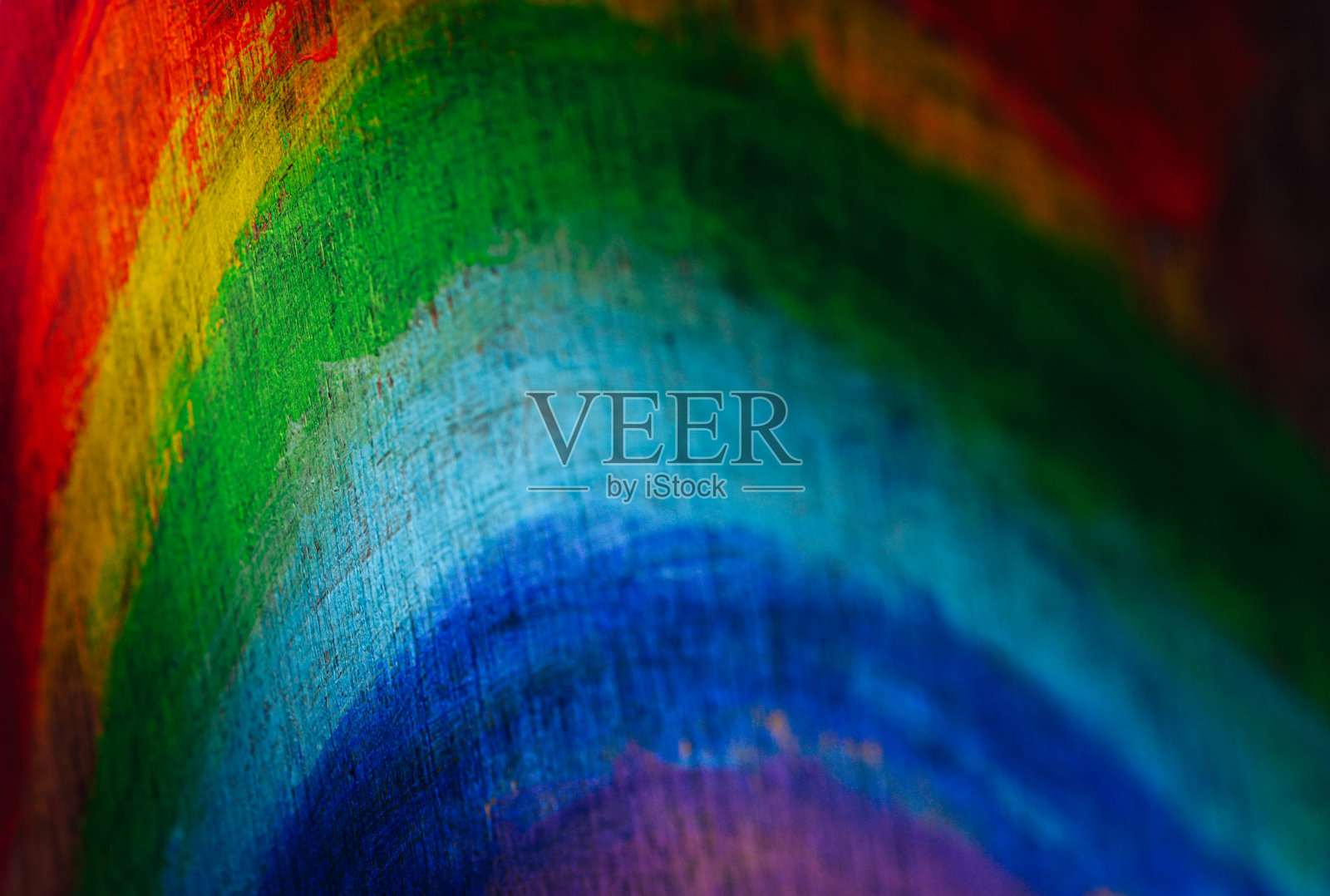 彩虹画背景。照片摄影图片