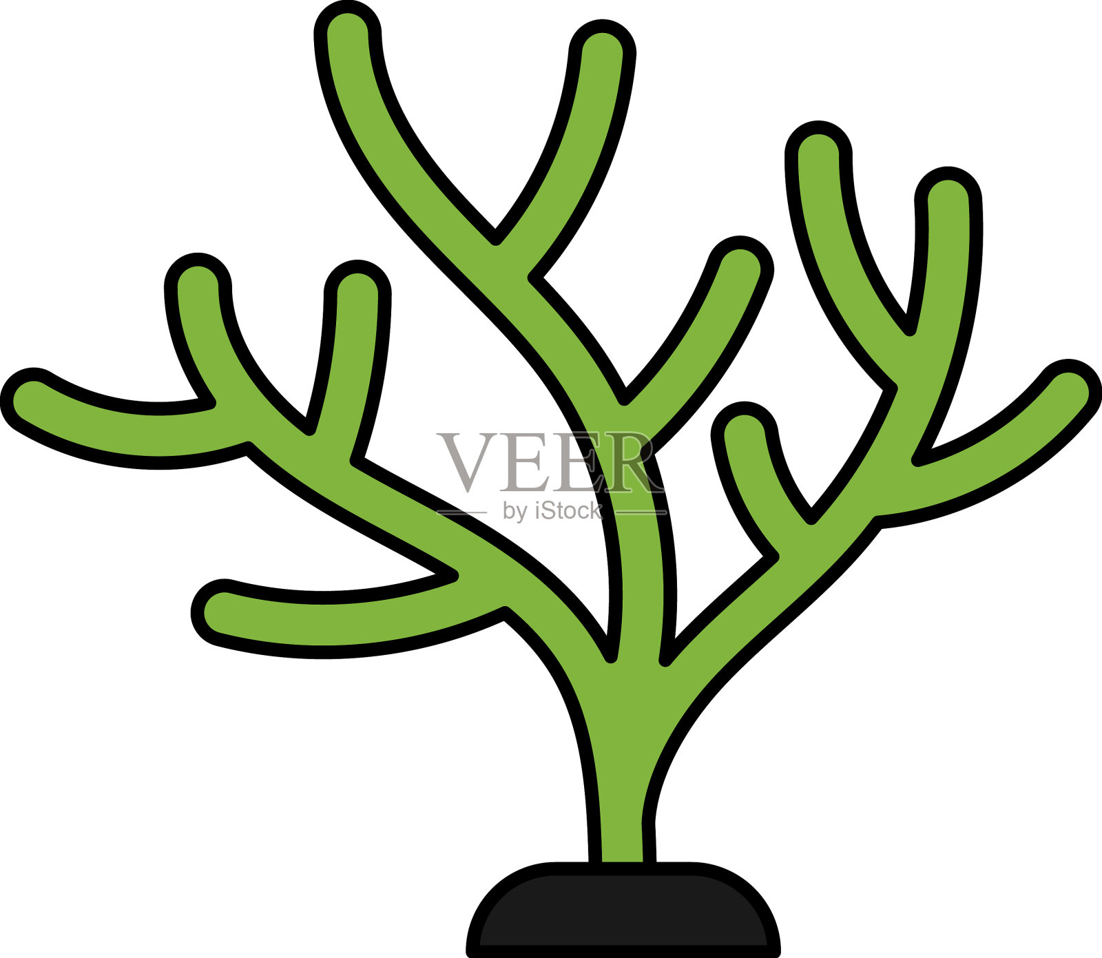 珊瑚图标设计模板设计元素图片