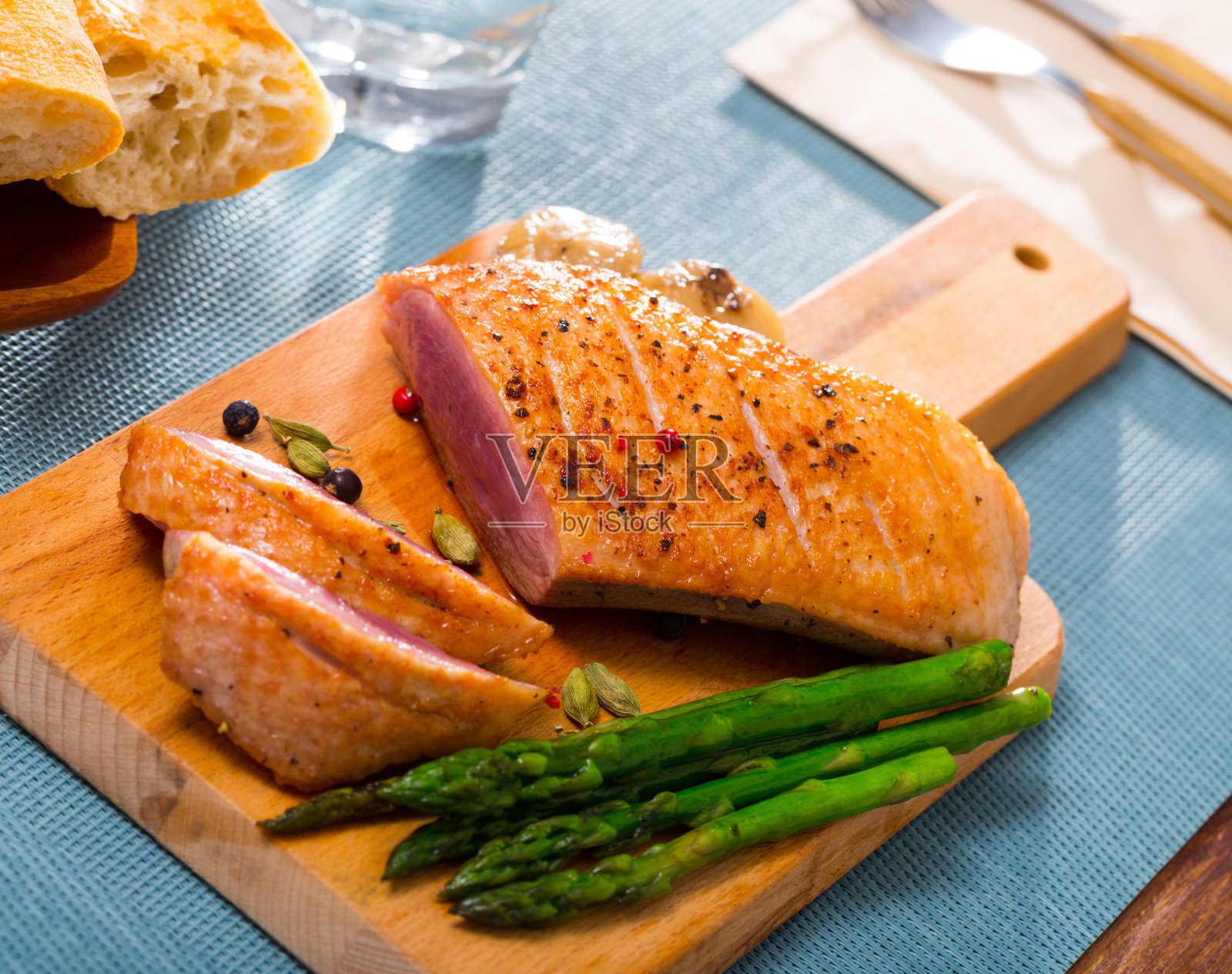 家禽菜â炒鸭胸照片摄影图片