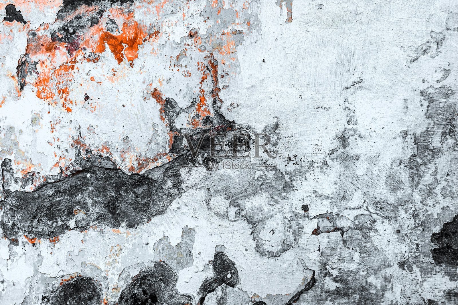 破旧的外墙作为垃圾纹理和背景照片摄影图片