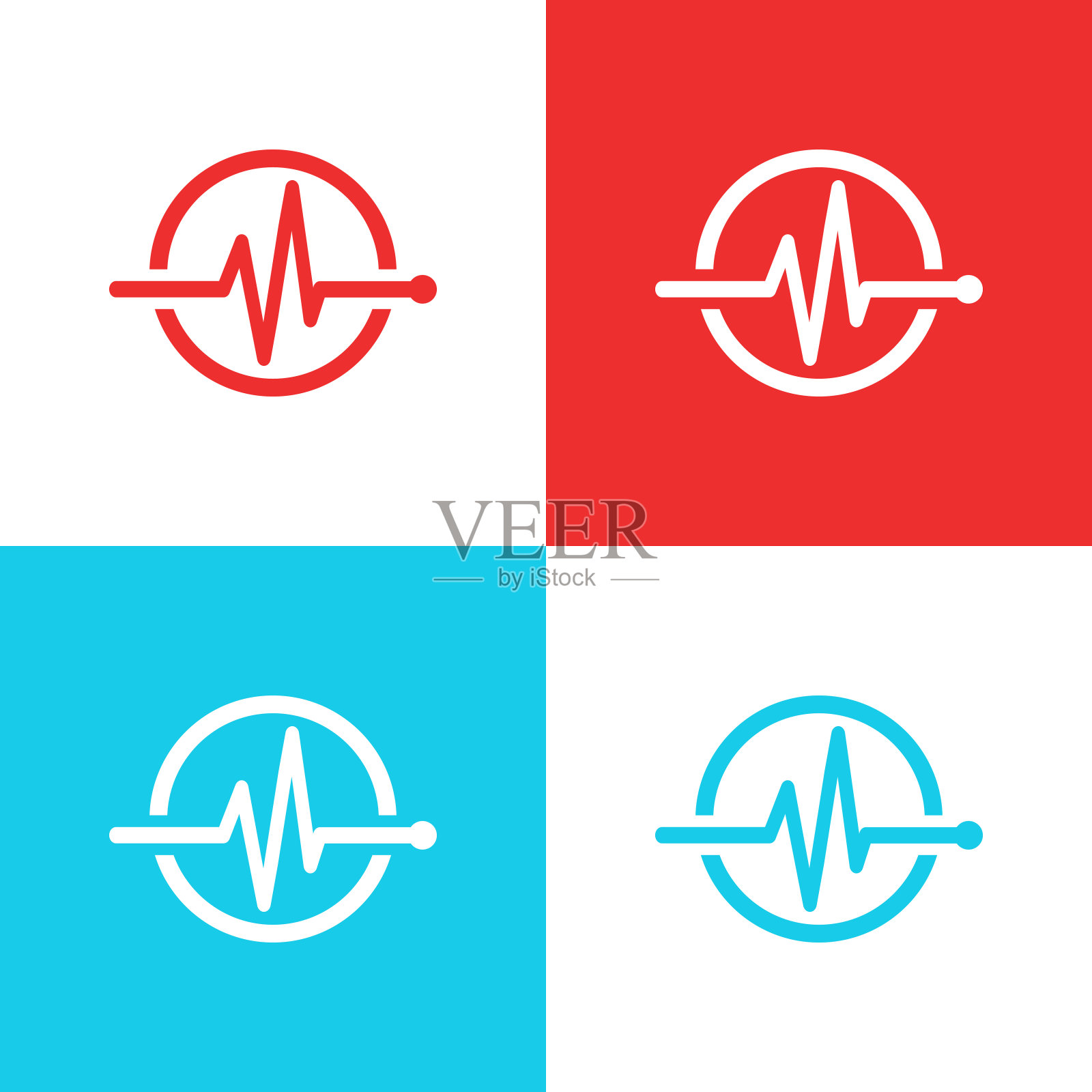 医学载体标识概念插画图片素材